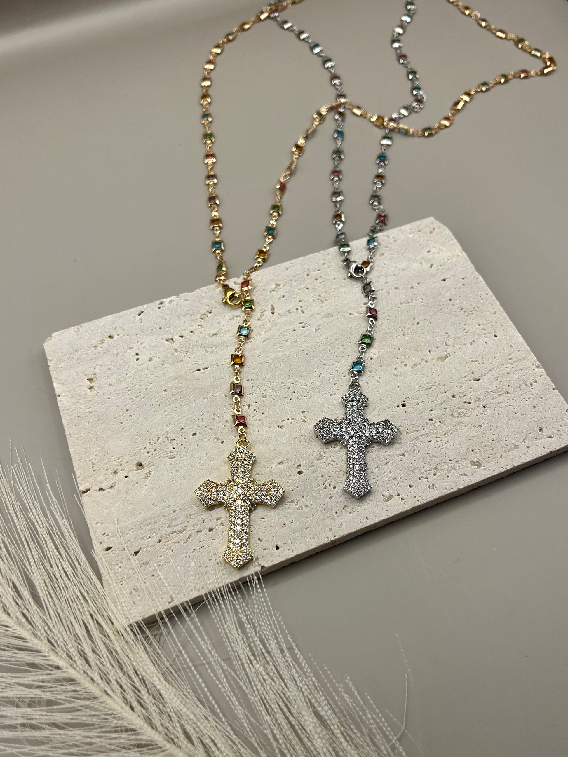 Collana Infinity Cross