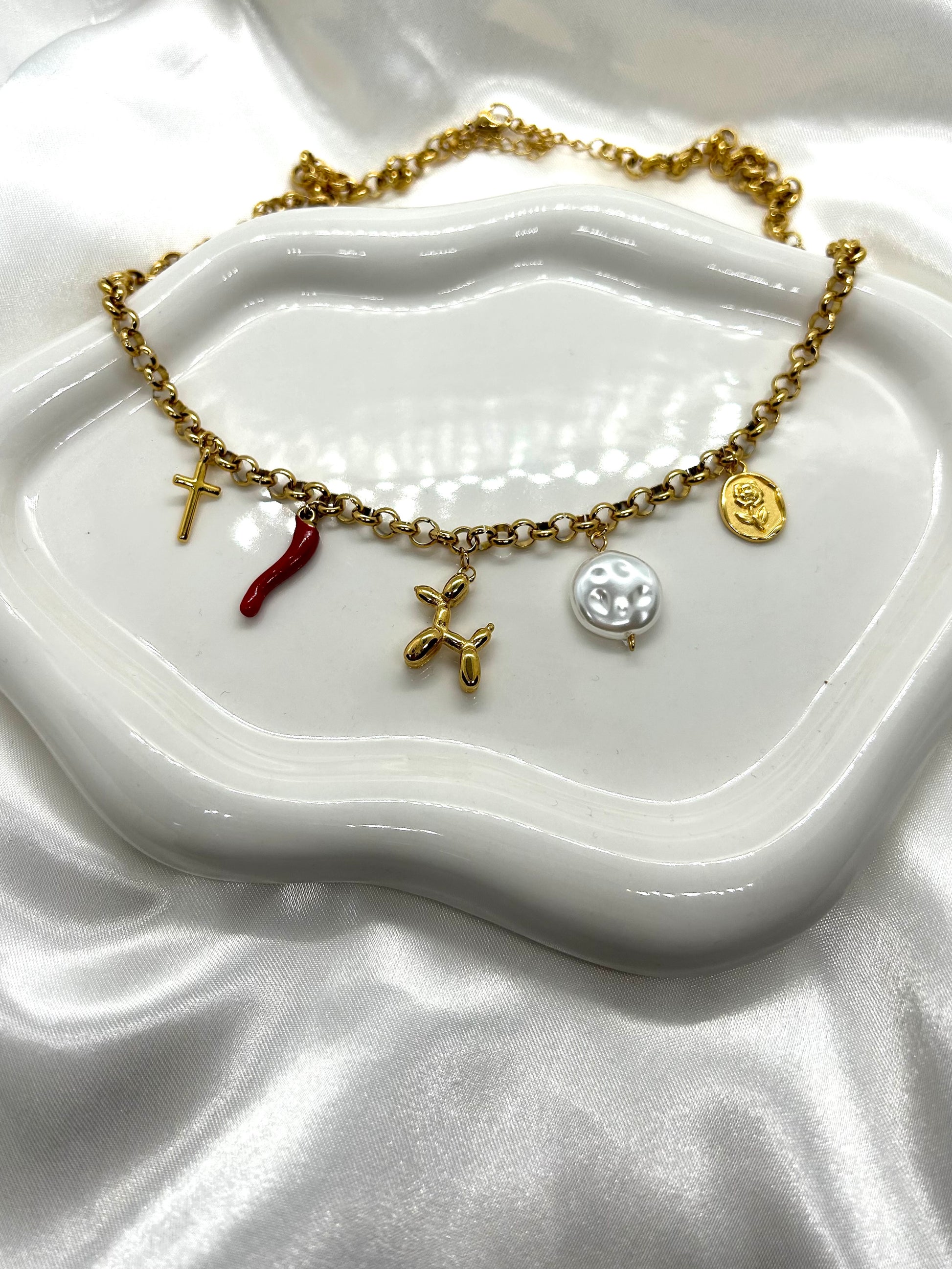 Collana 5 ciondoli