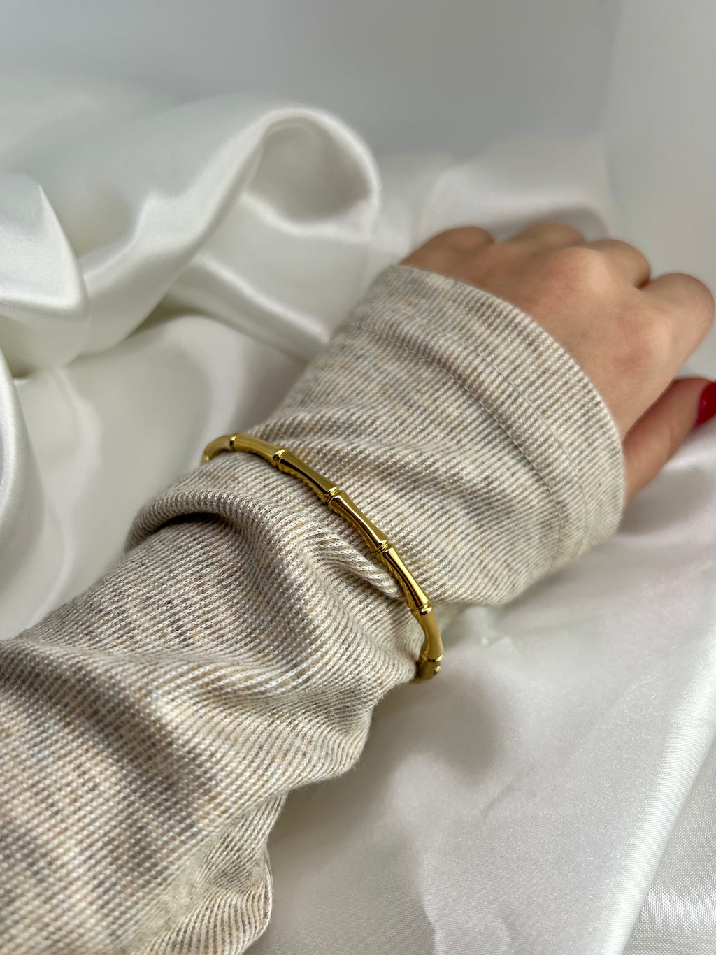Bracciale Rigido Bambù