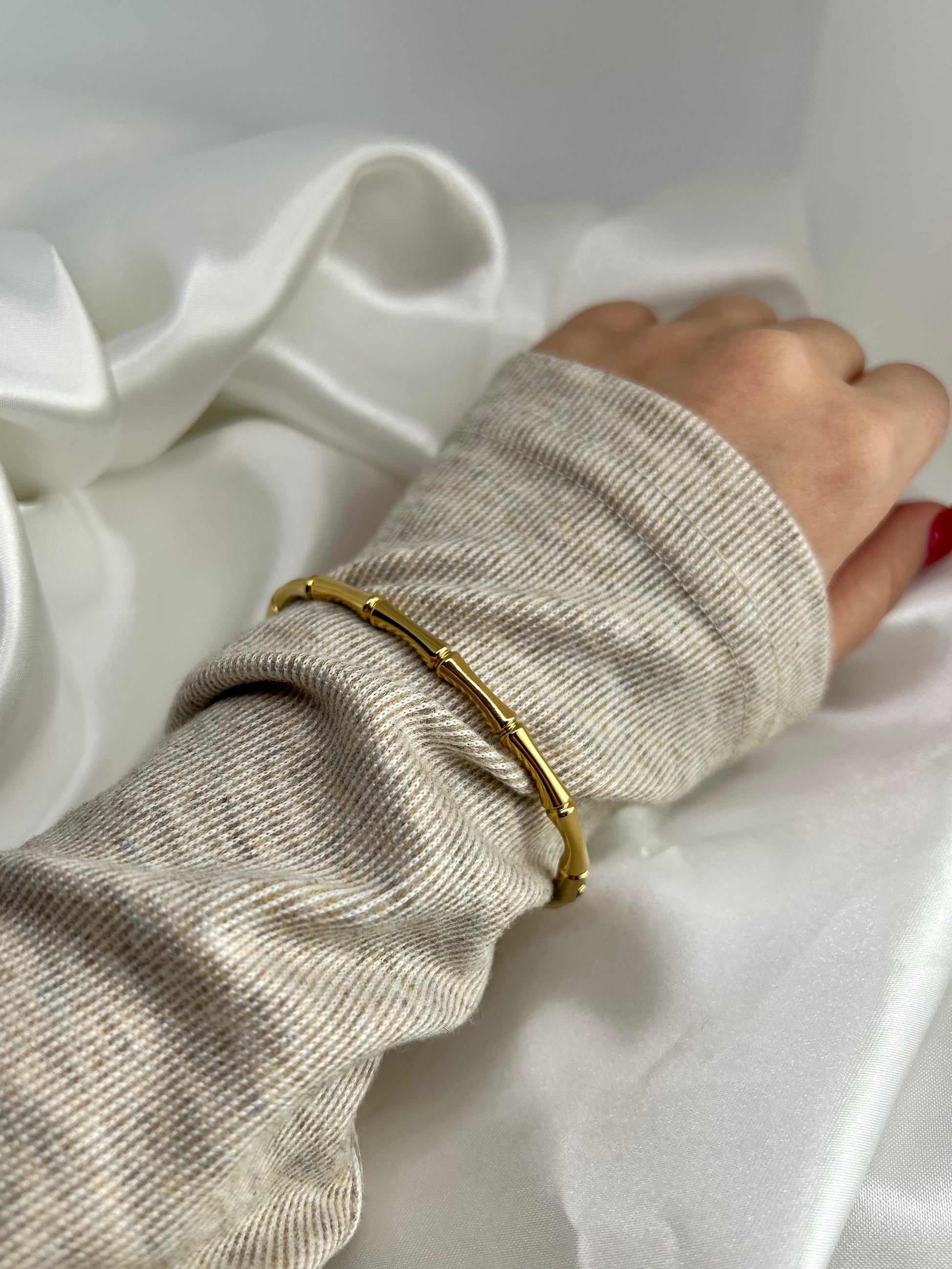 Bracciale Rigido Bambù
