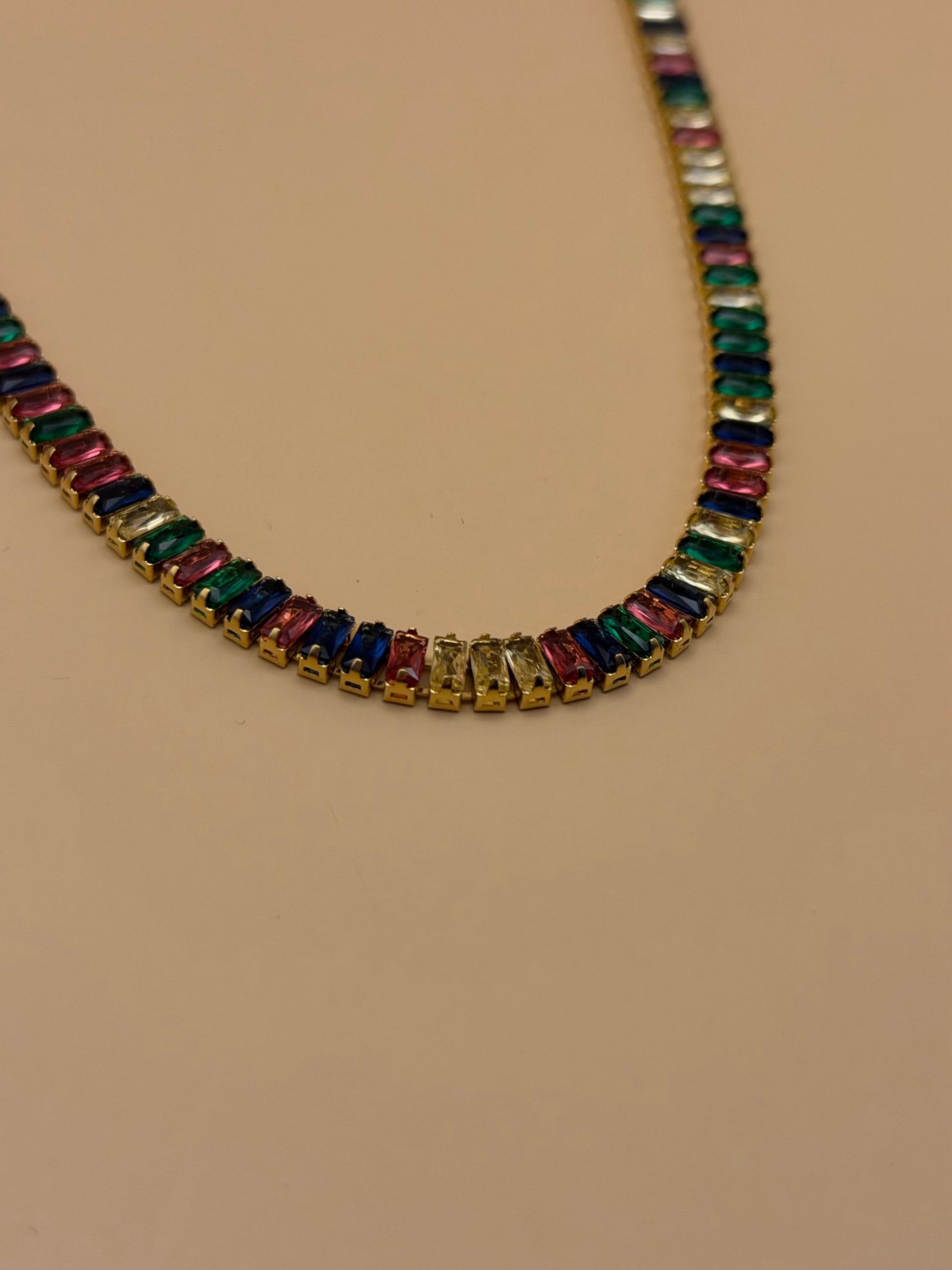 Collana RAINBOW BAGUETTE