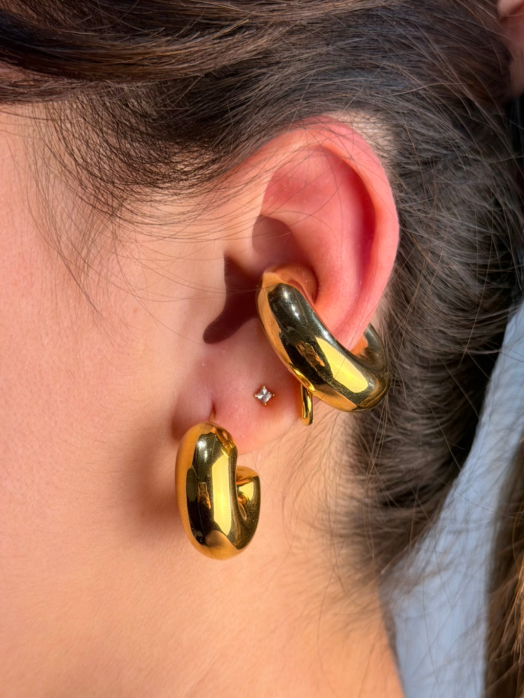 Ear Cuff Iconic Chunky gold