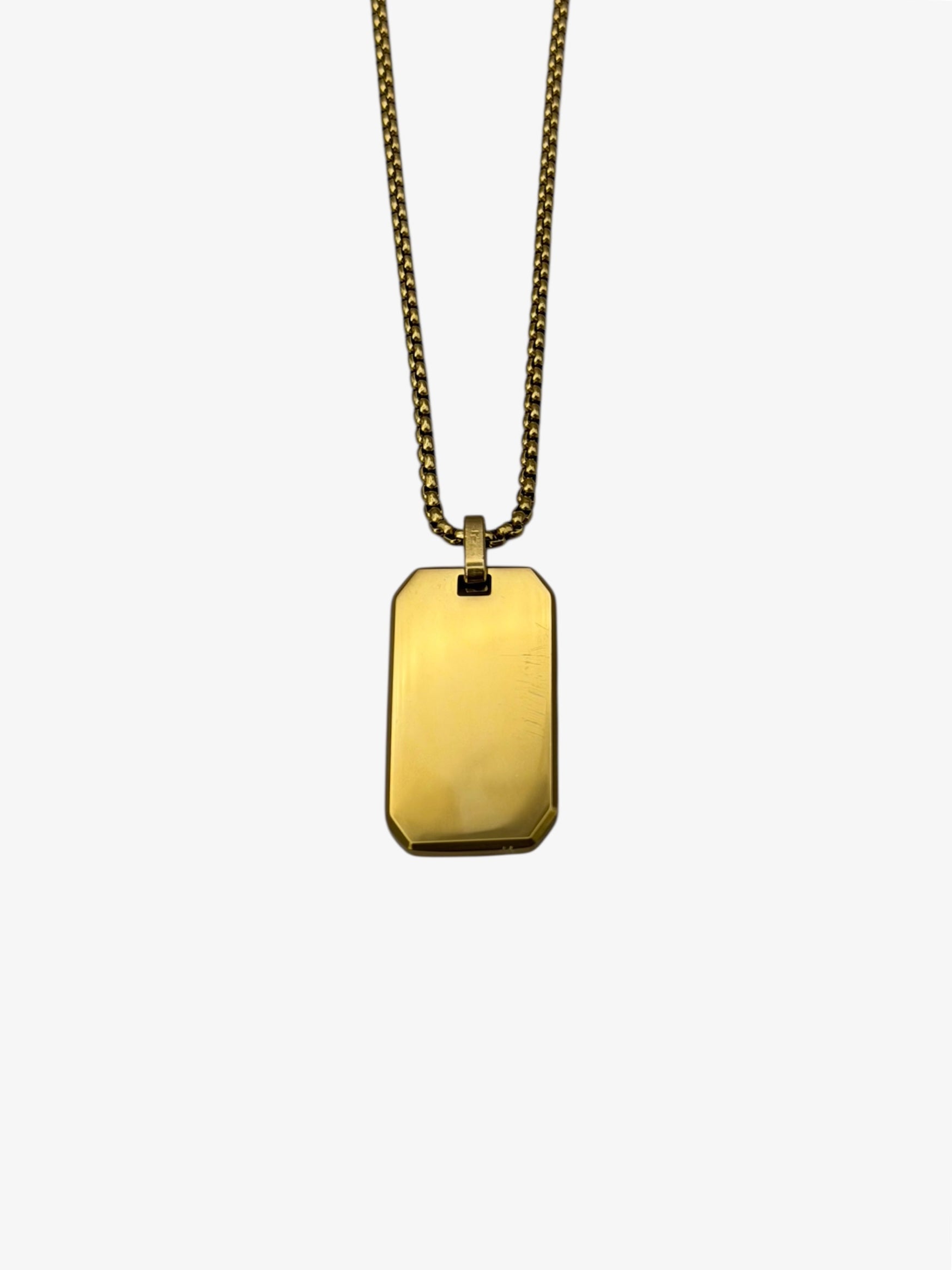 Maglia Veneziana + Medaglietta Rettangolare gold