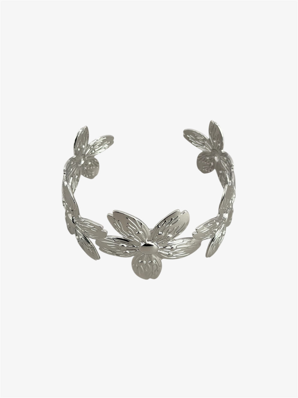 Bracciale Big Flower silver