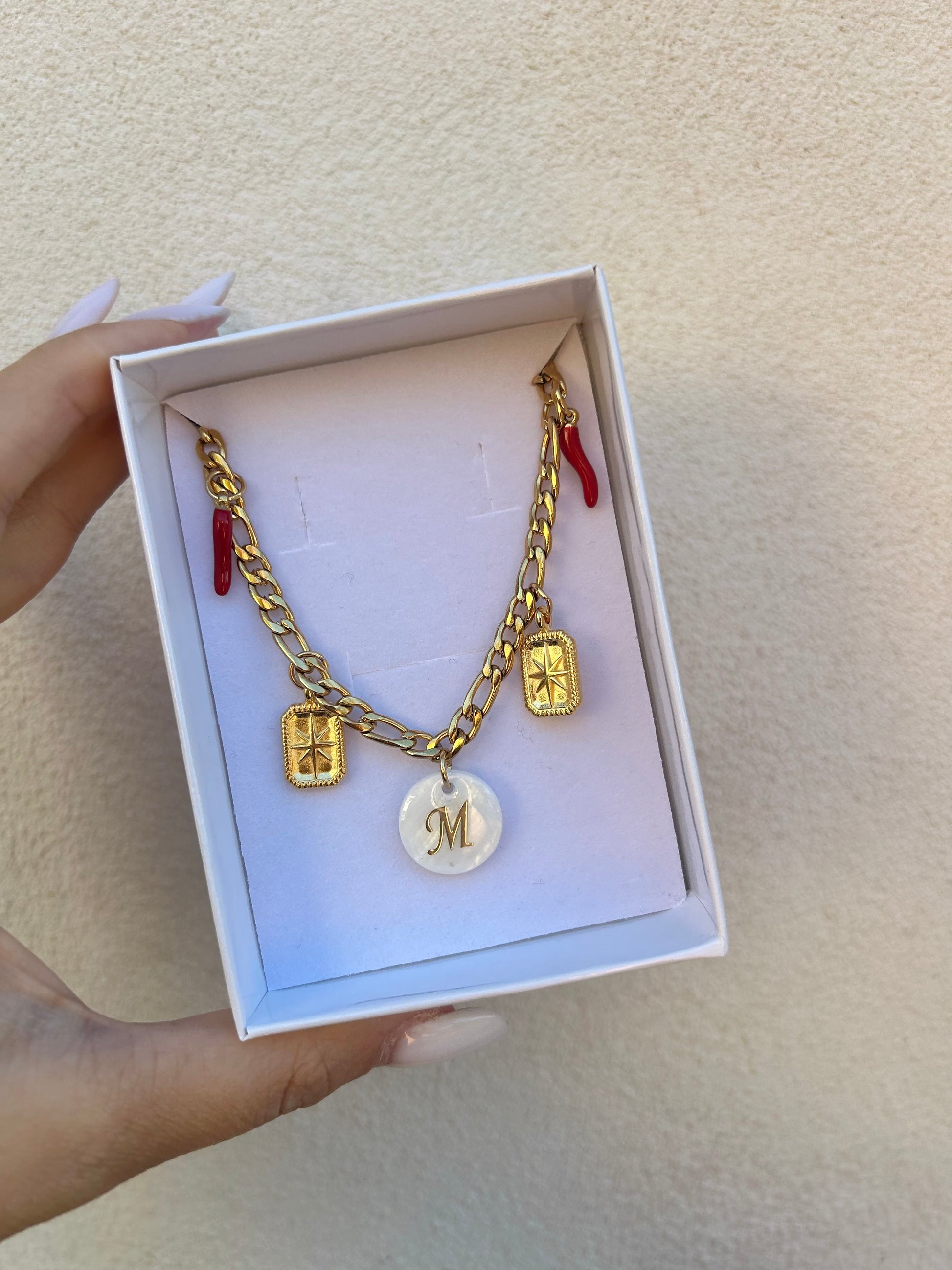 Collana 5 ciondoli