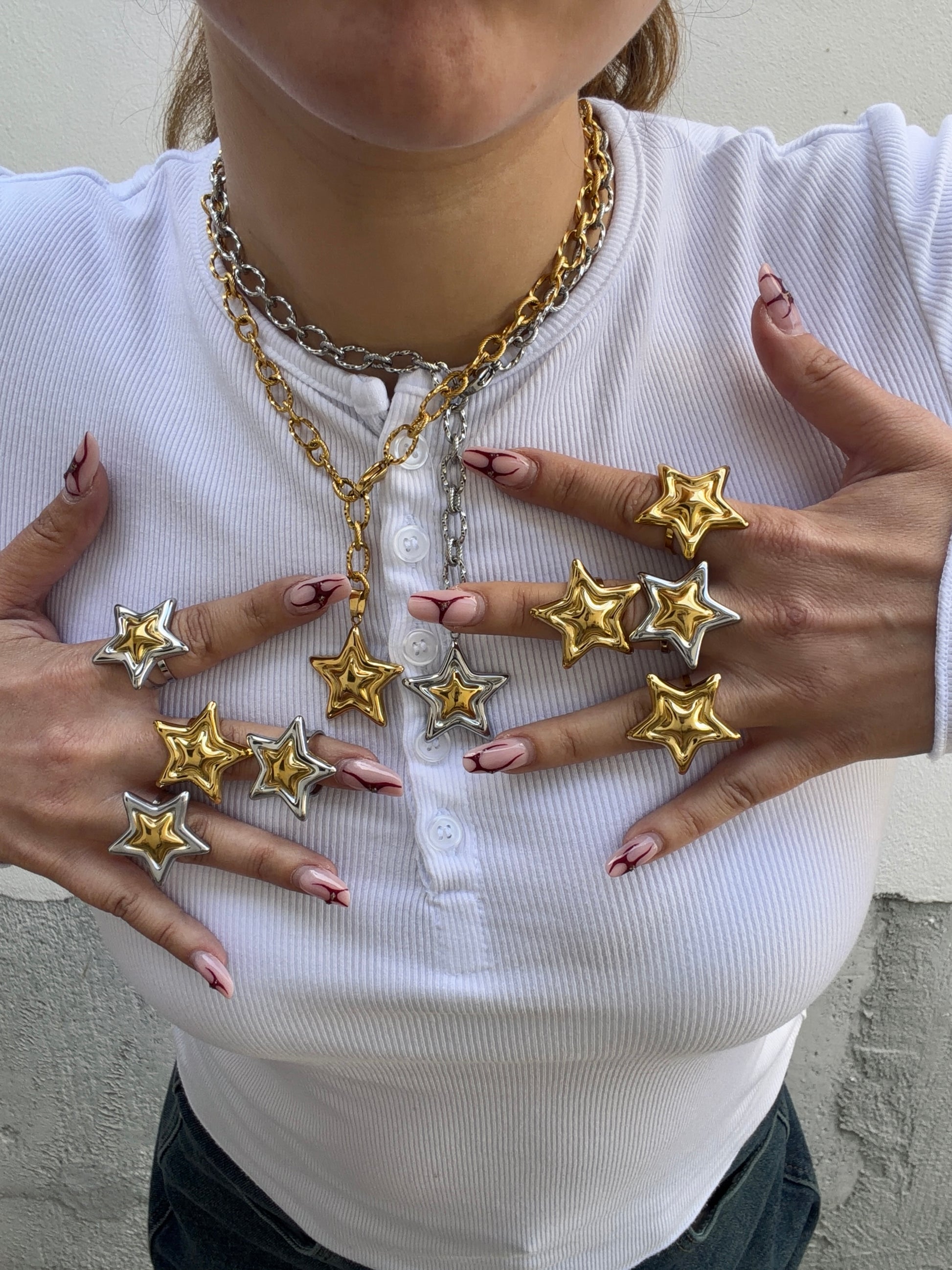 Combo Collana Anello Stellar