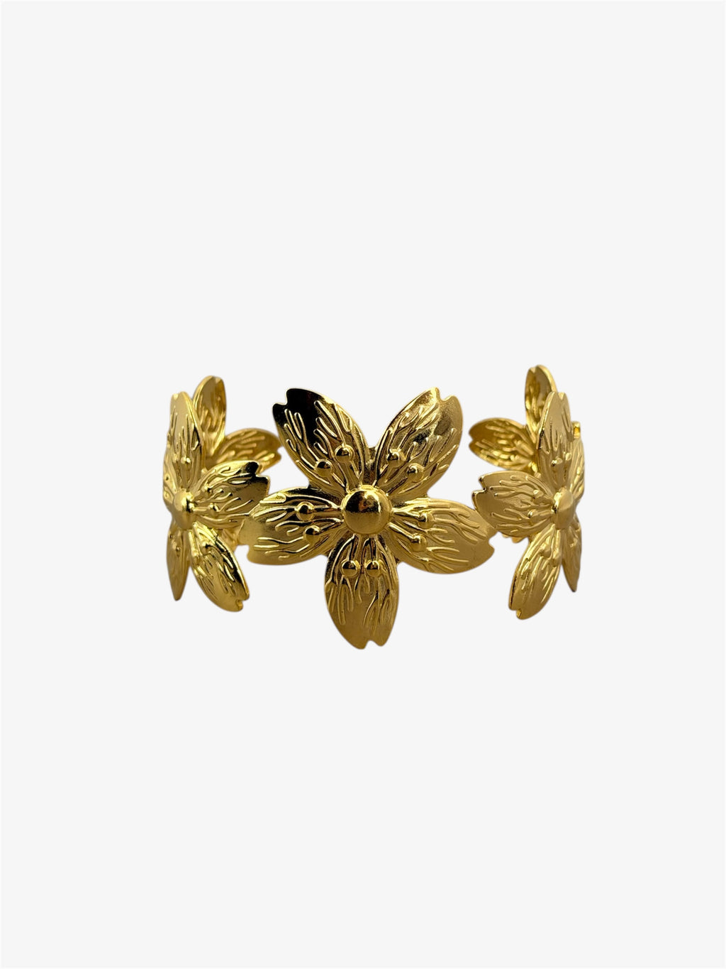 Bracciale Big Flower gold