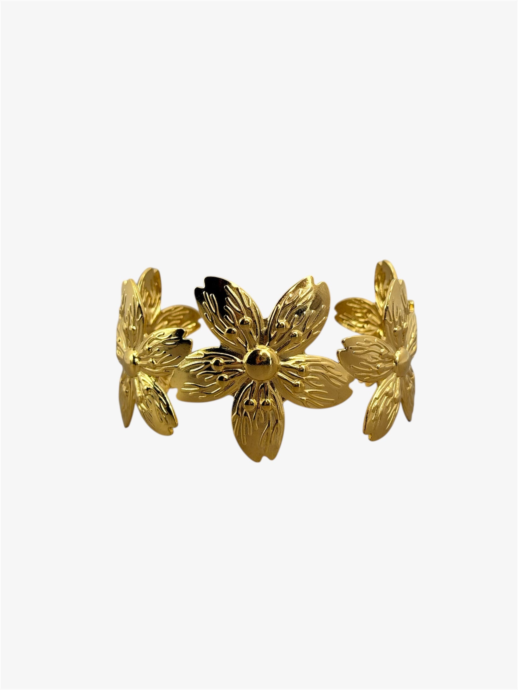 Bracciale Big Flower gold