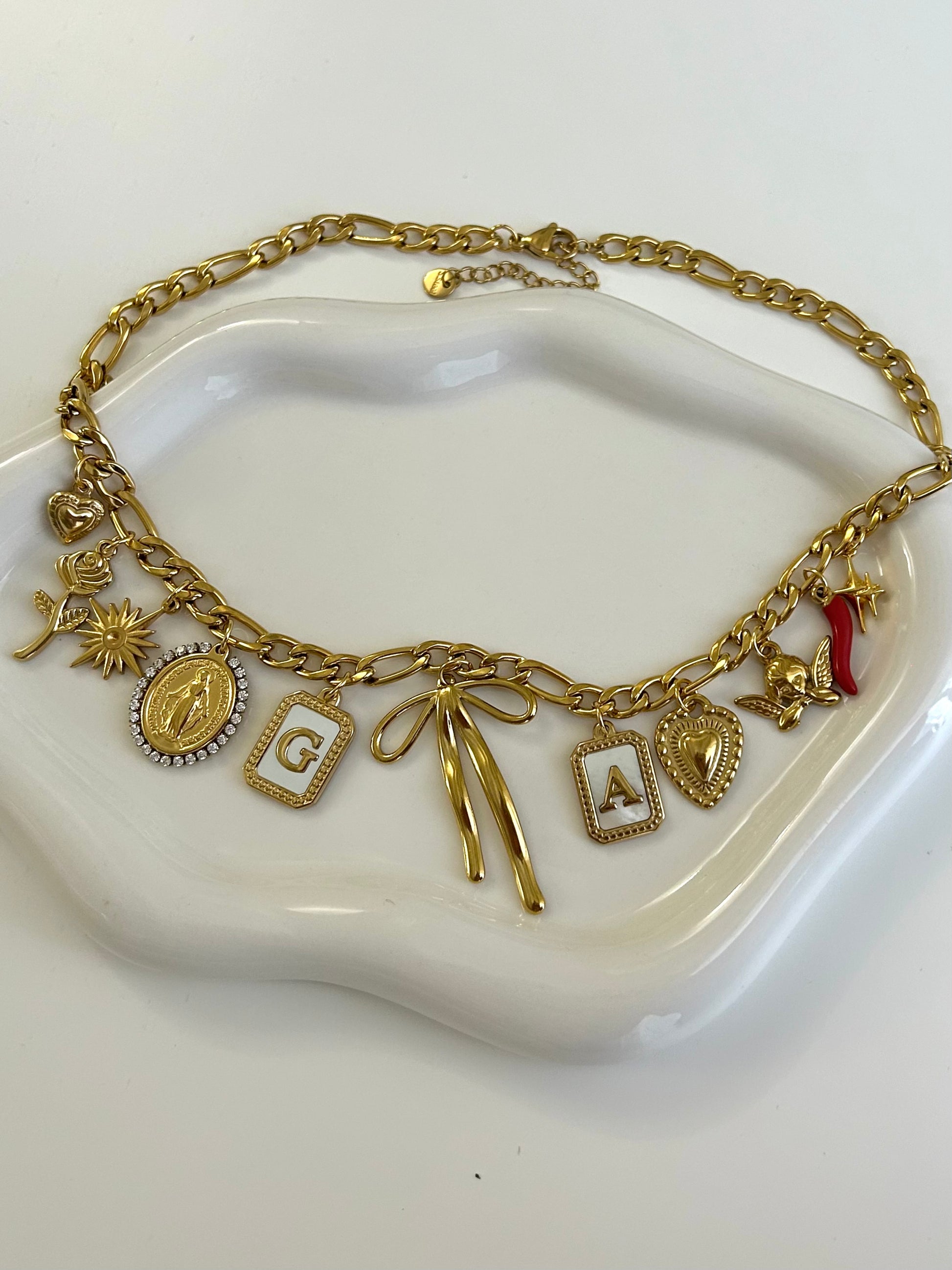 Collana 9/10 ciondoli