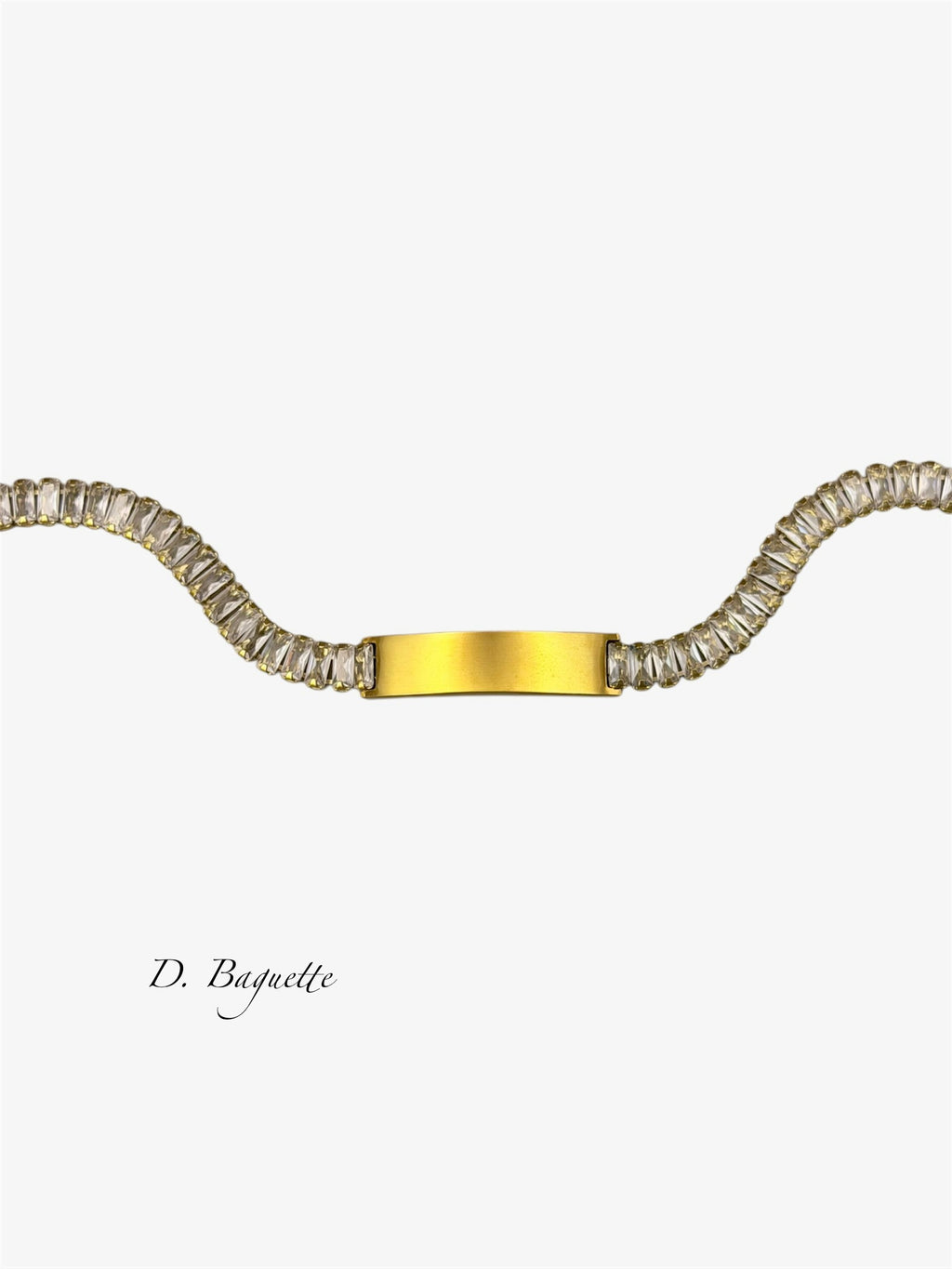 Bracciale con incisione gold