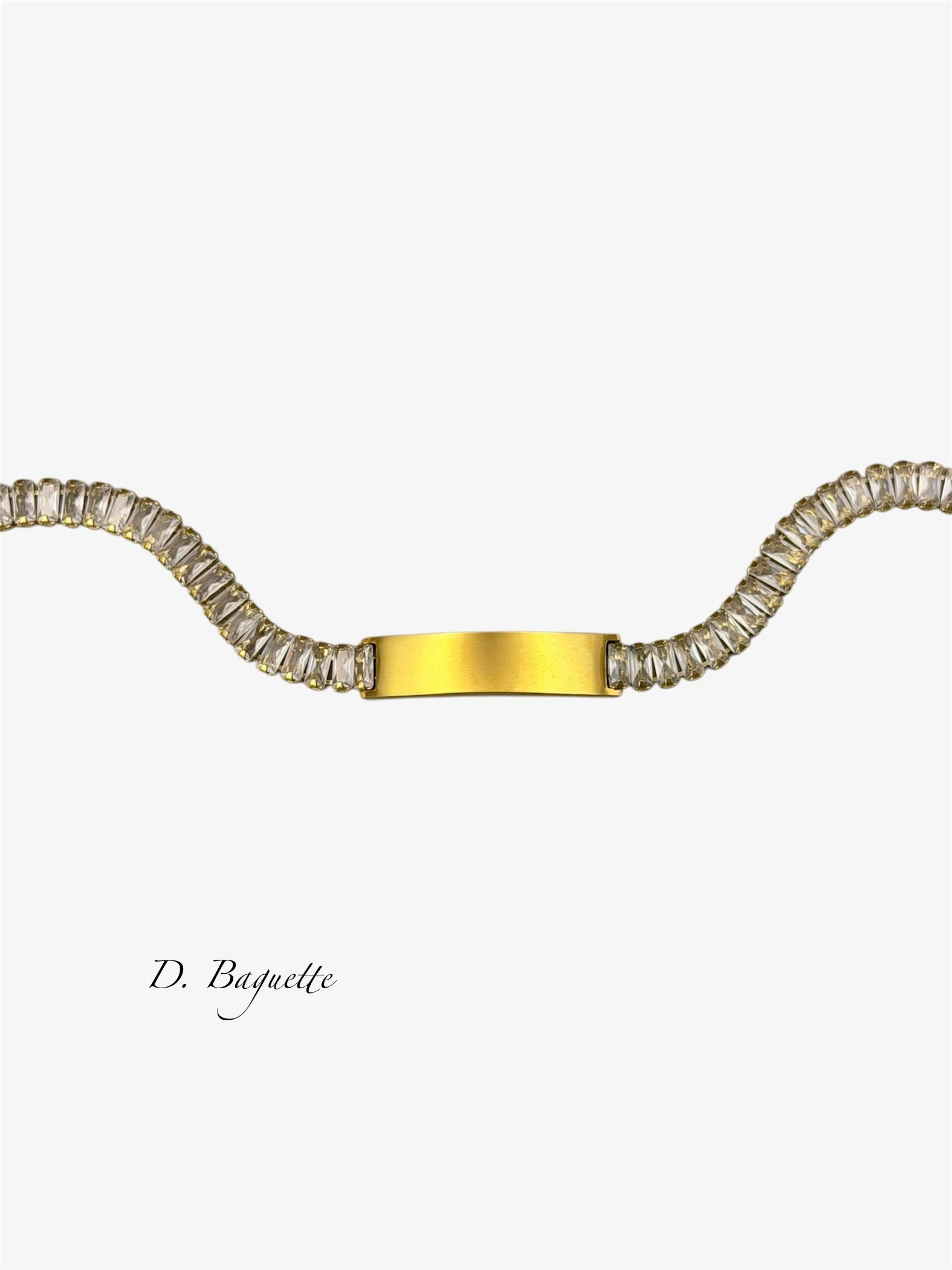 Bracciale con incisione gold