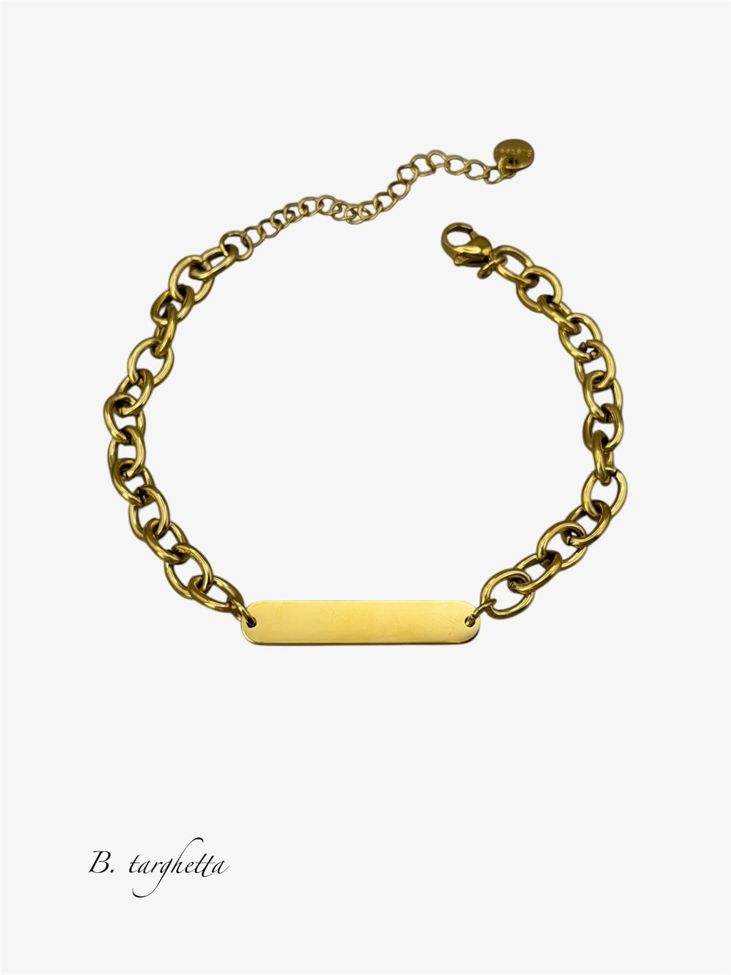 Bracciale con incisione gold
