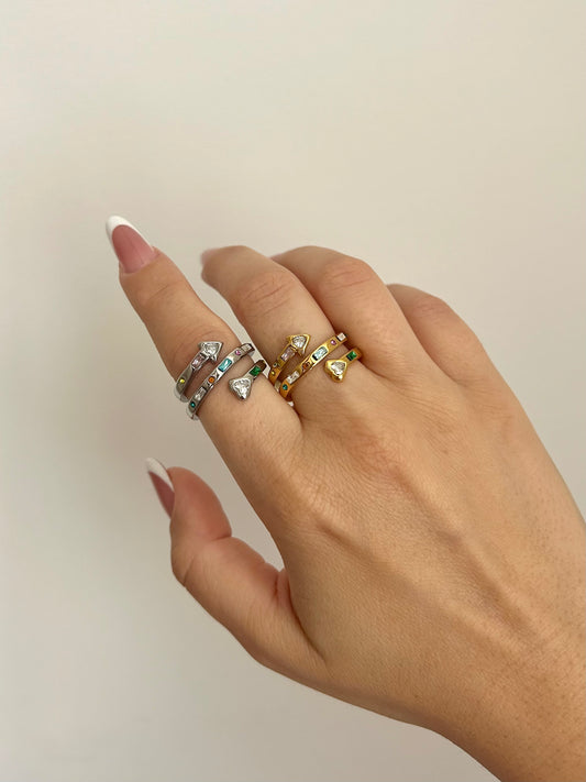Anello Vortice Zirconato