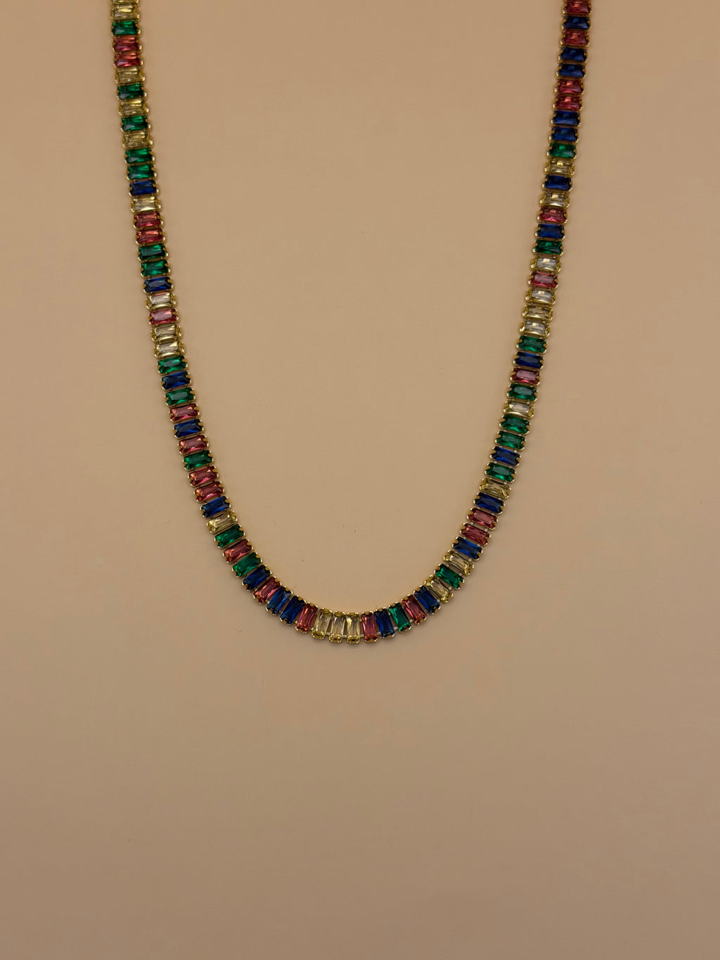 Collana RAINBOW BAGUETTE
