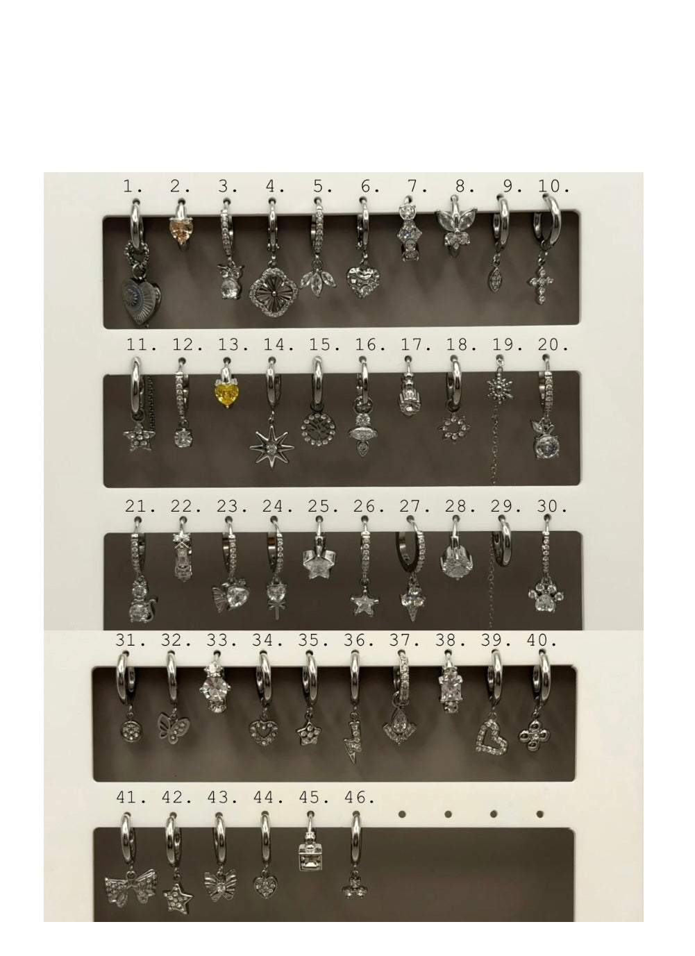 Singolo Orecchino Silver