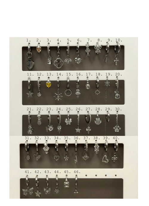 Singolo Orecchino Silver