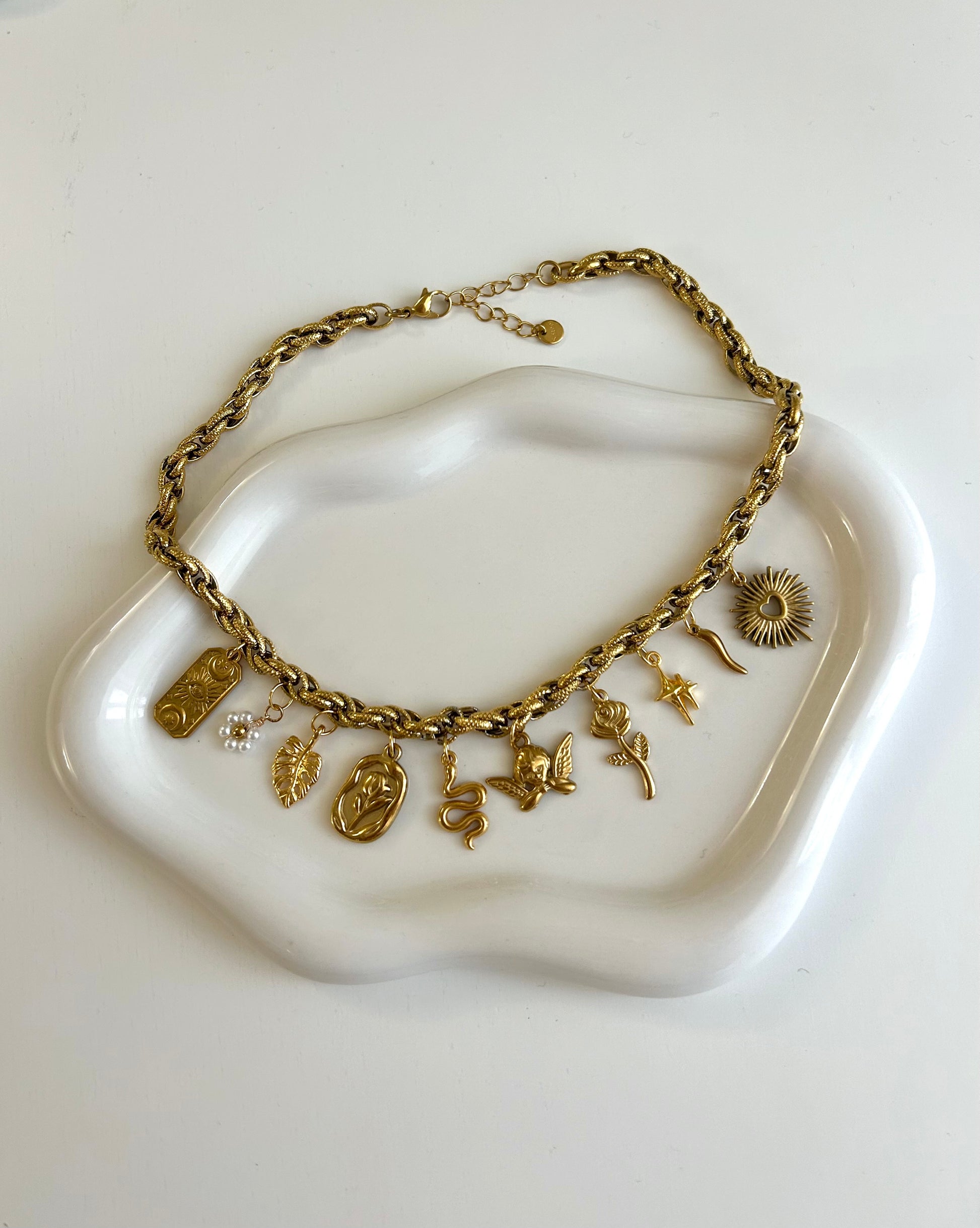 Collana 9/10 ciondoli