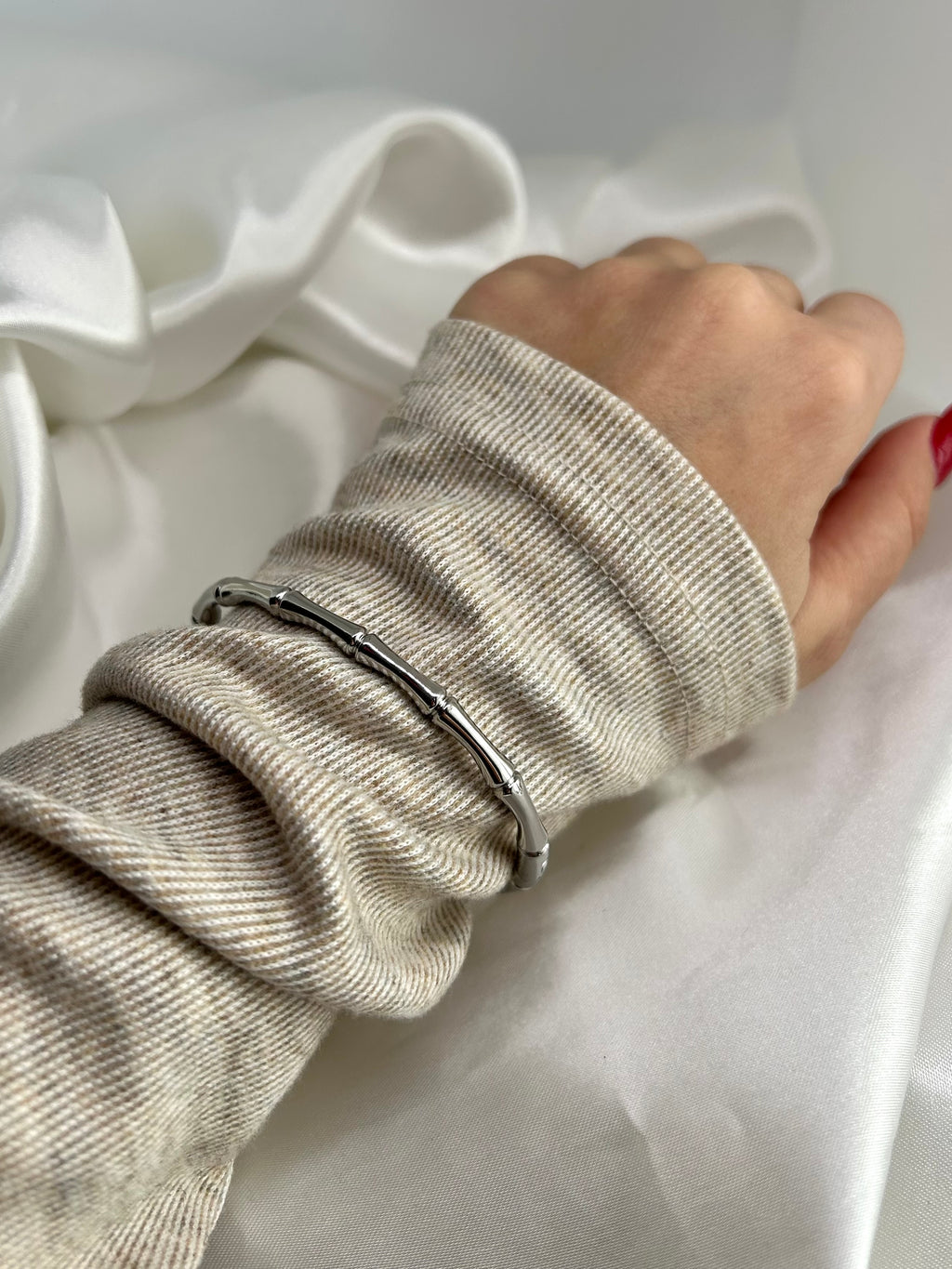 Bracciale Rigido Bambù