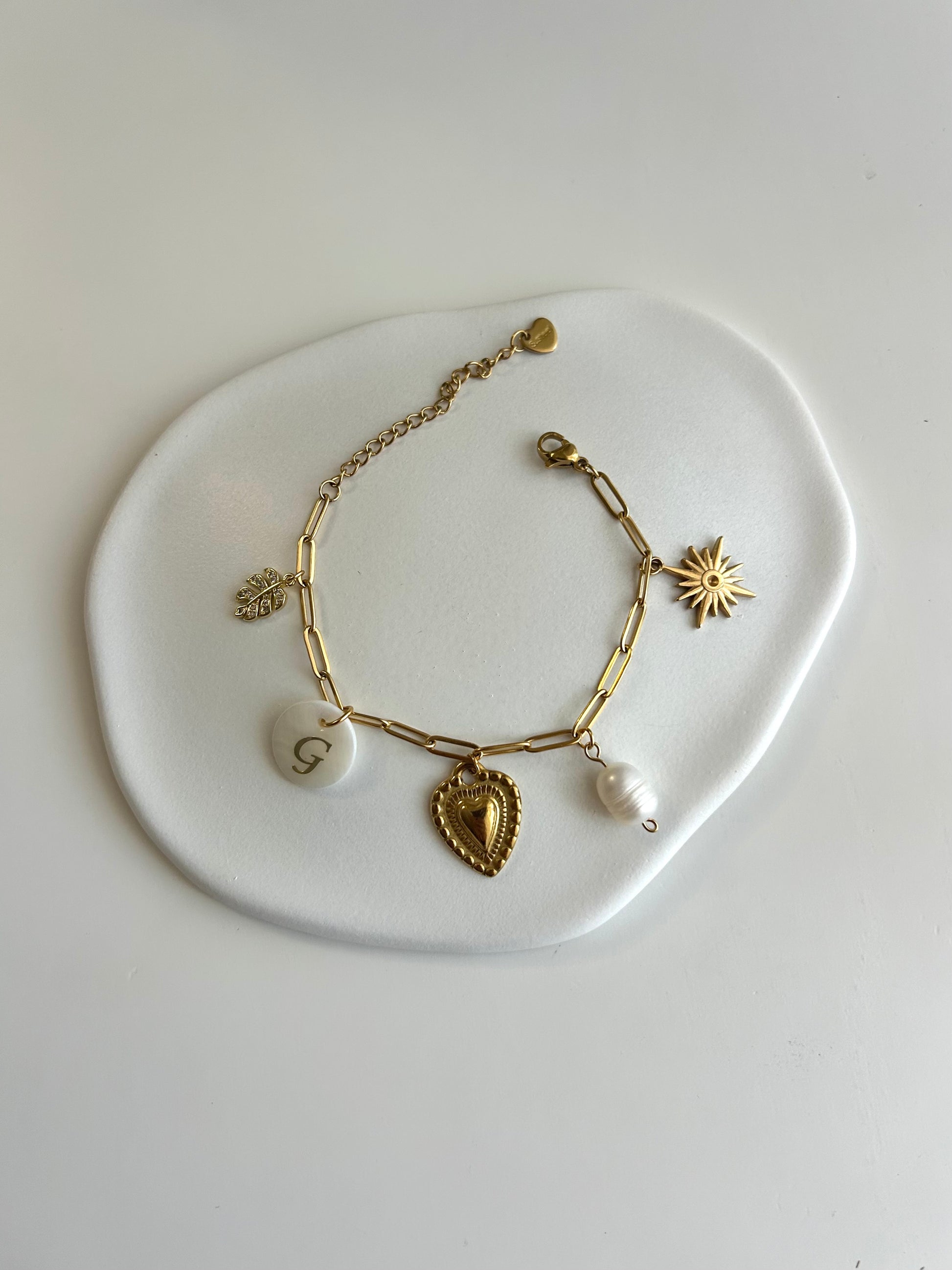 Bracciale 5 ciondoli