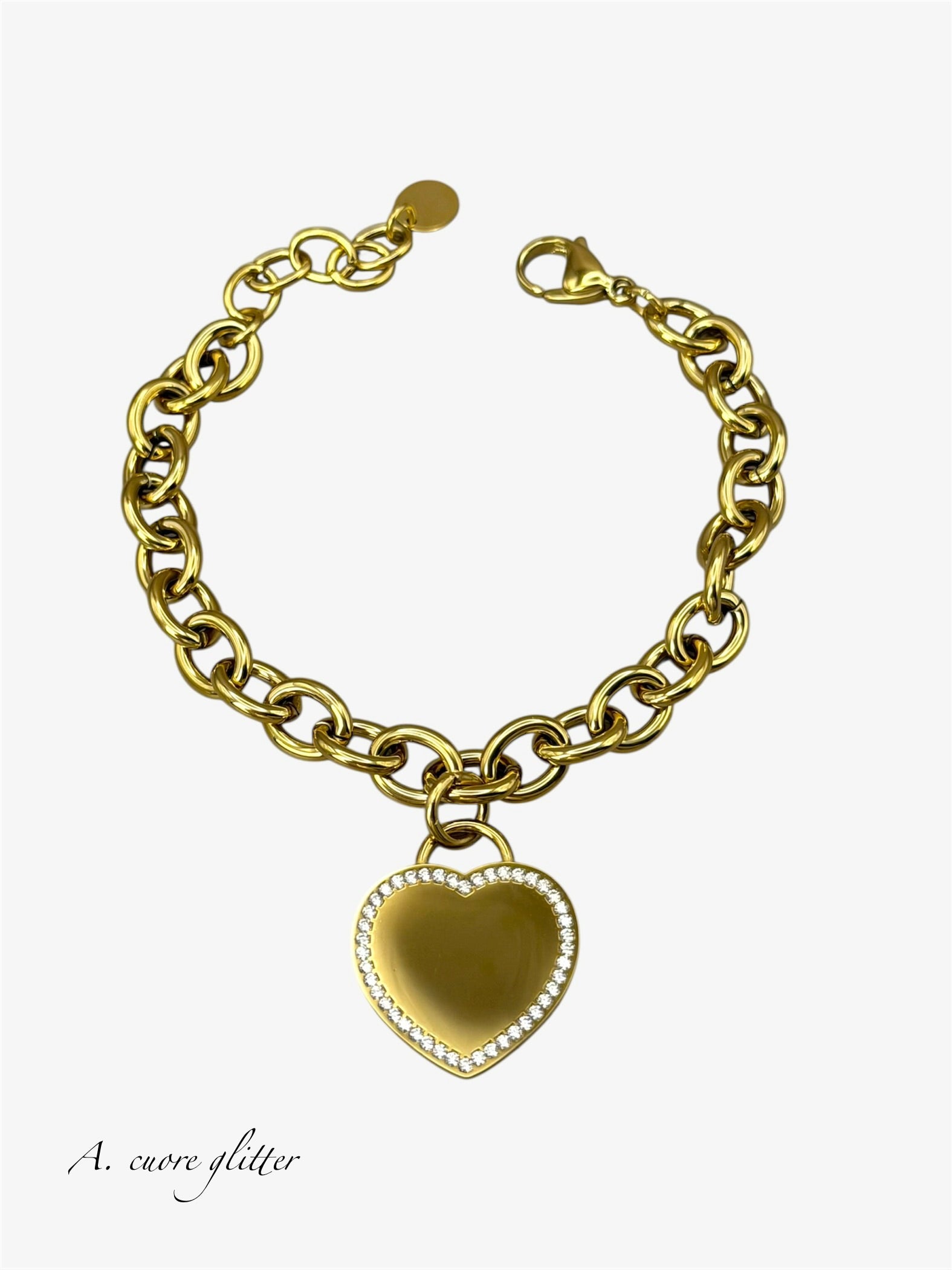 Bracciale con incisione gold