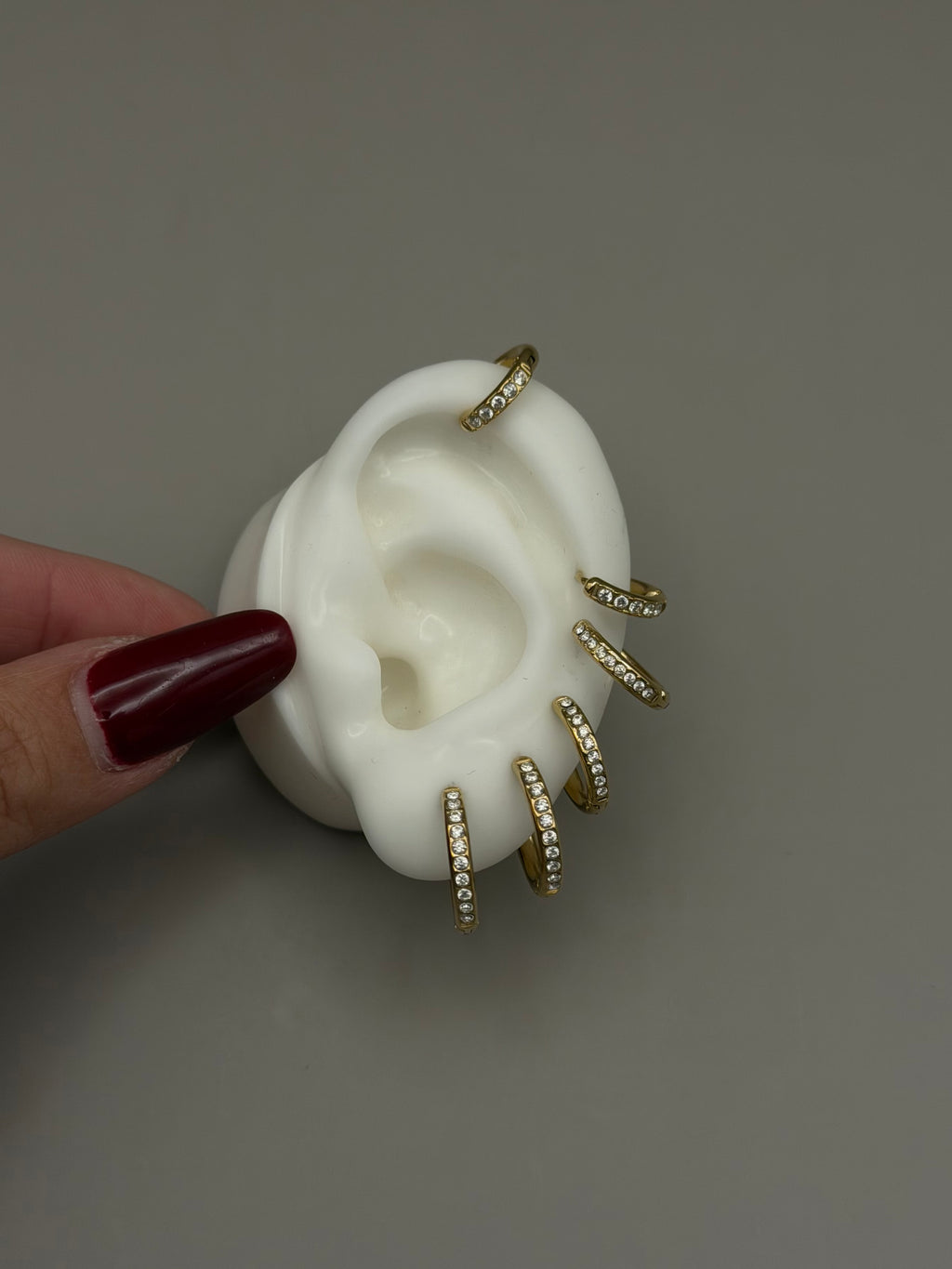 SET 6 Orecchini LUX FINE gold