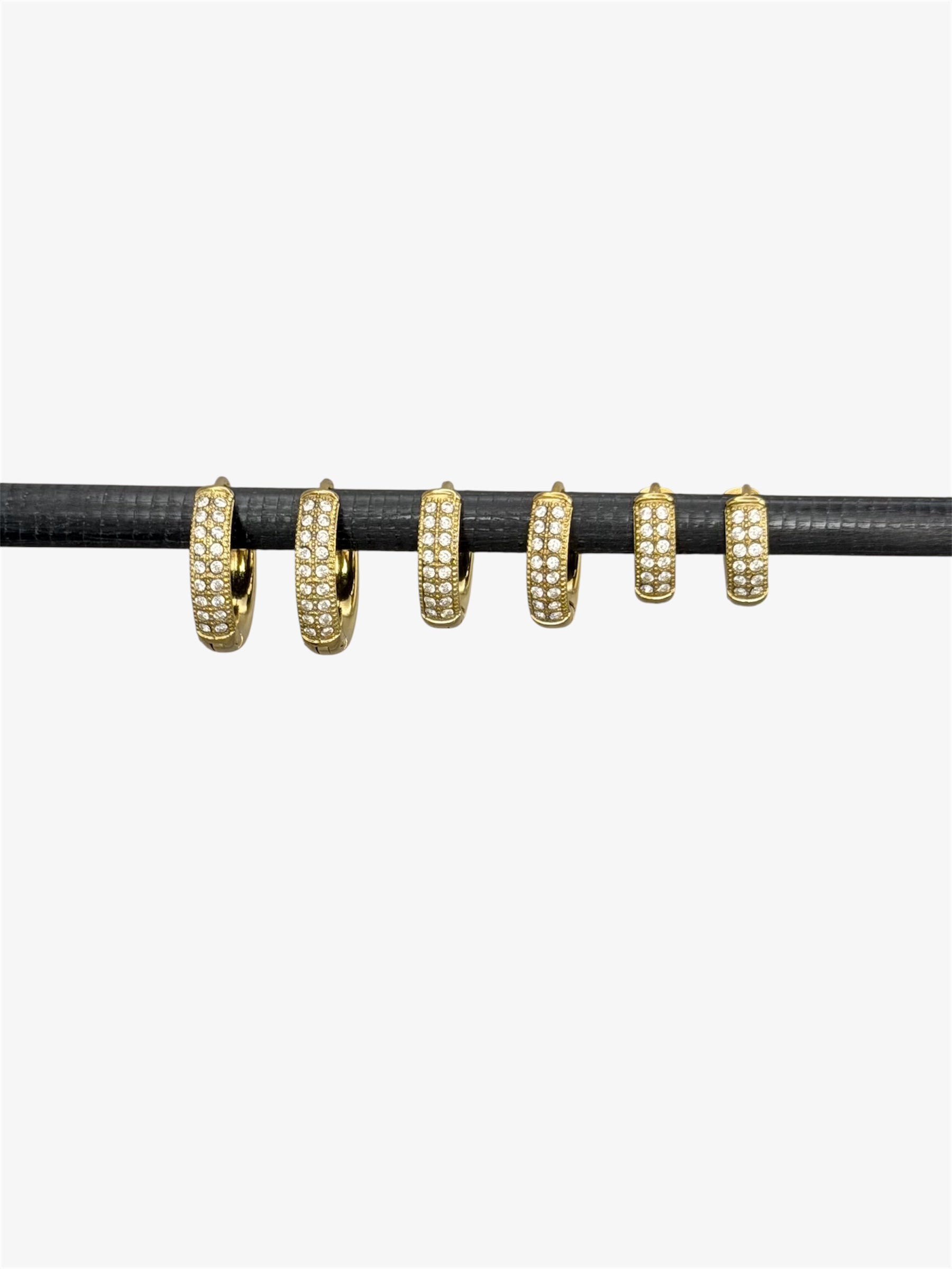 SET 6 Orecchini LUX gold