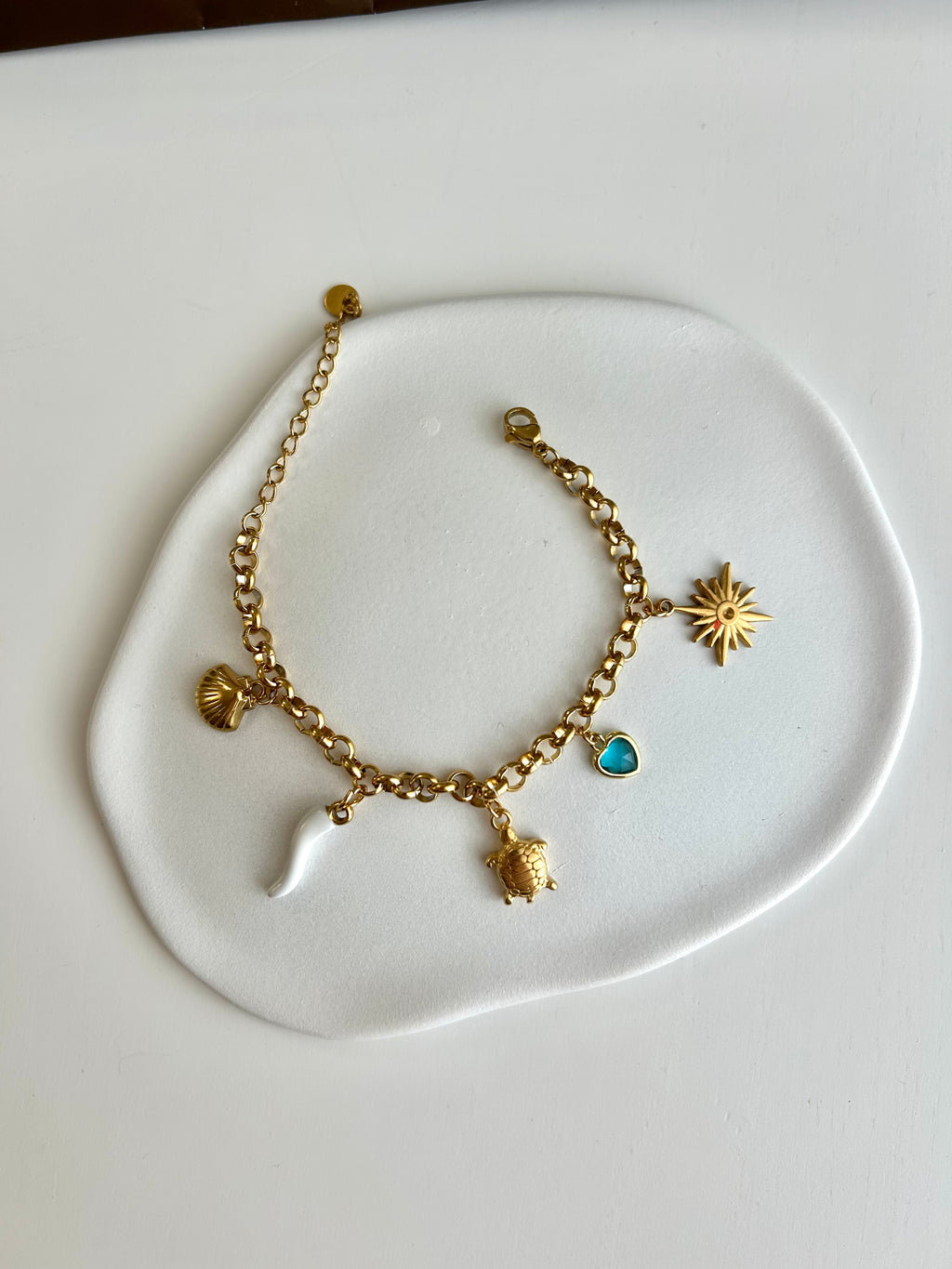Bracciale 5 ciondoli