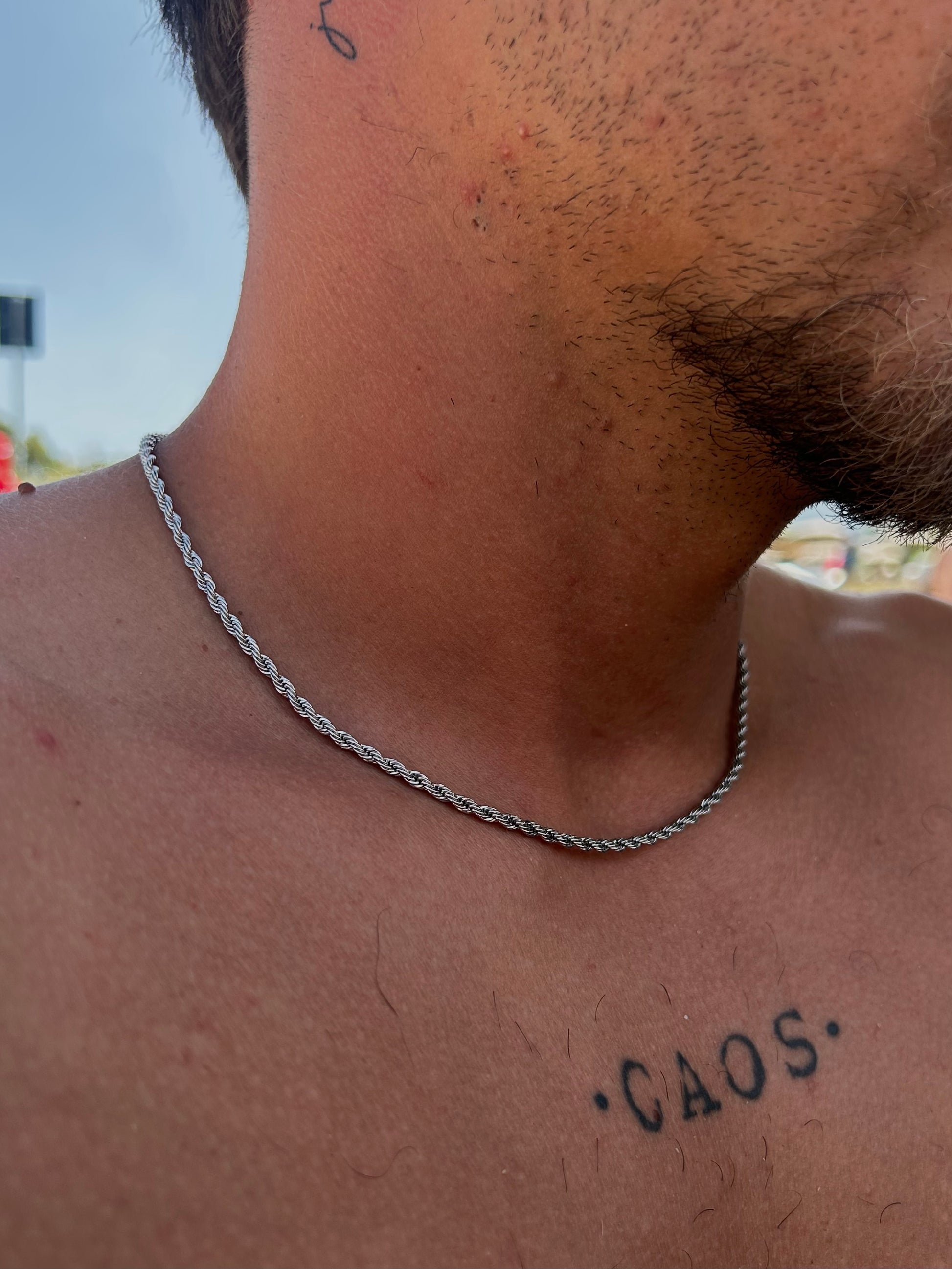 Collana Torchon Silver