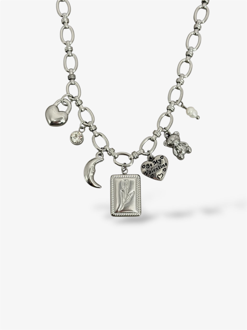 Collana Love U silver