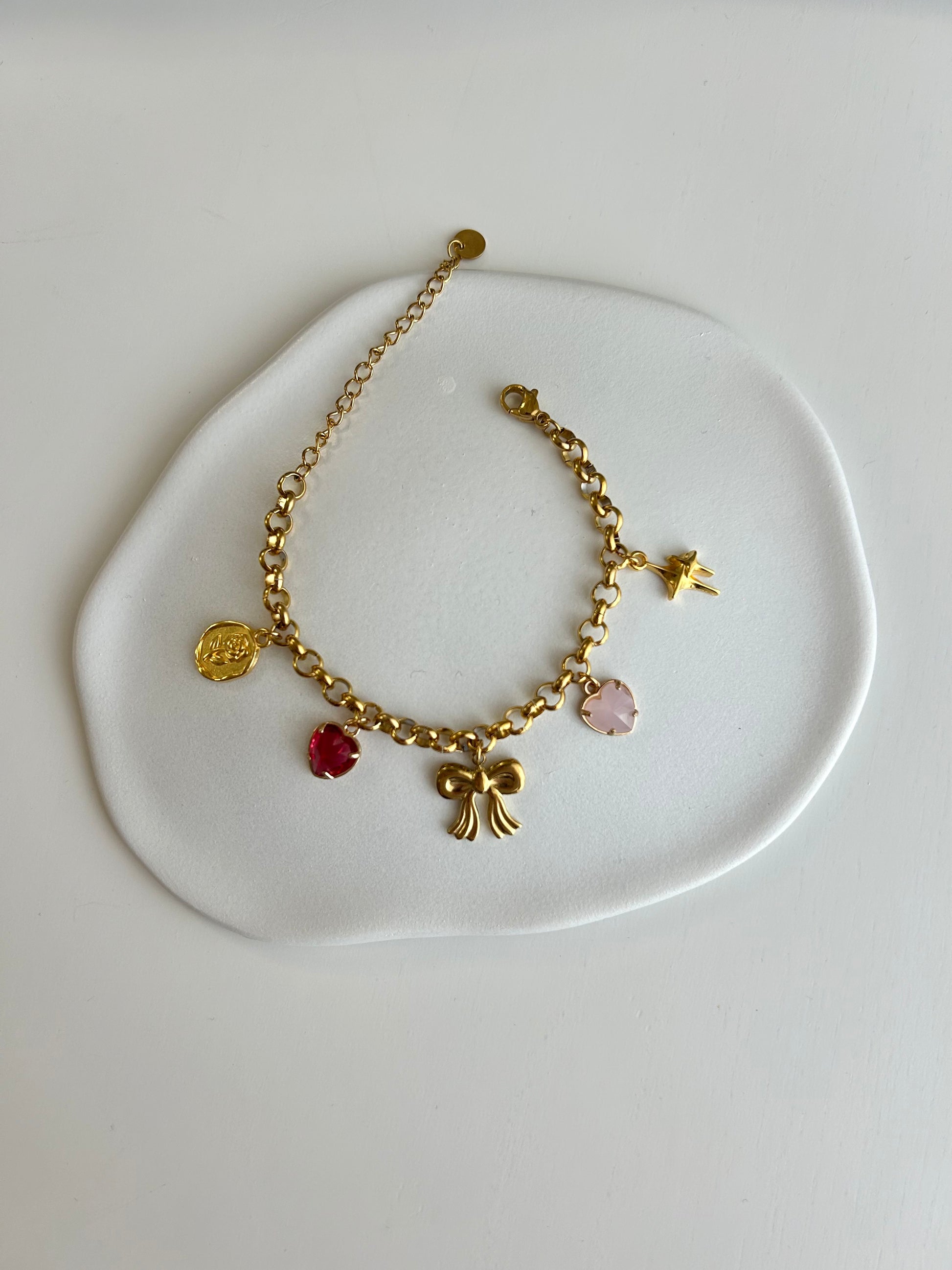 Bracciale 5 ciondoli