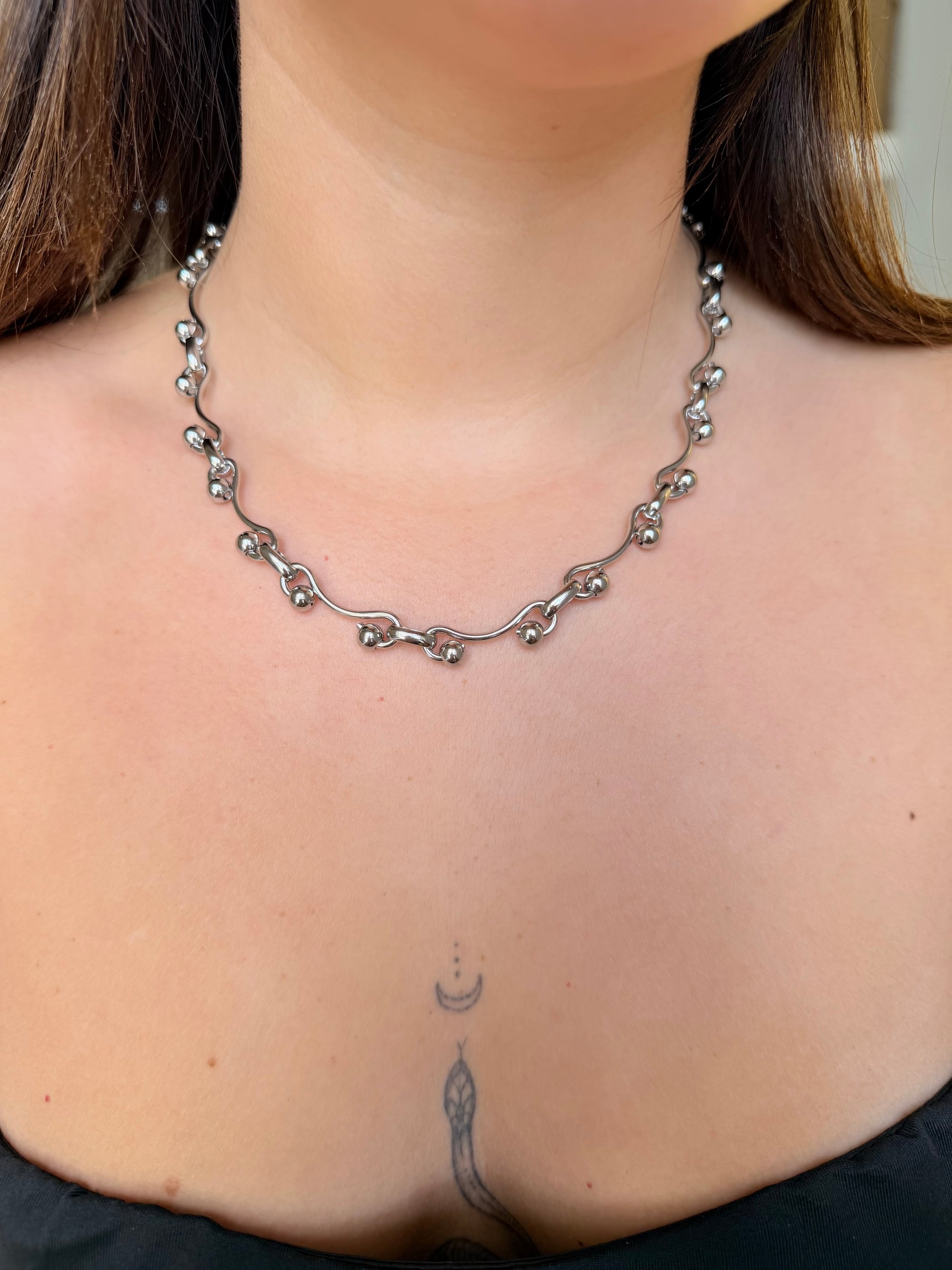 Collana ONDE DI LUCE silver