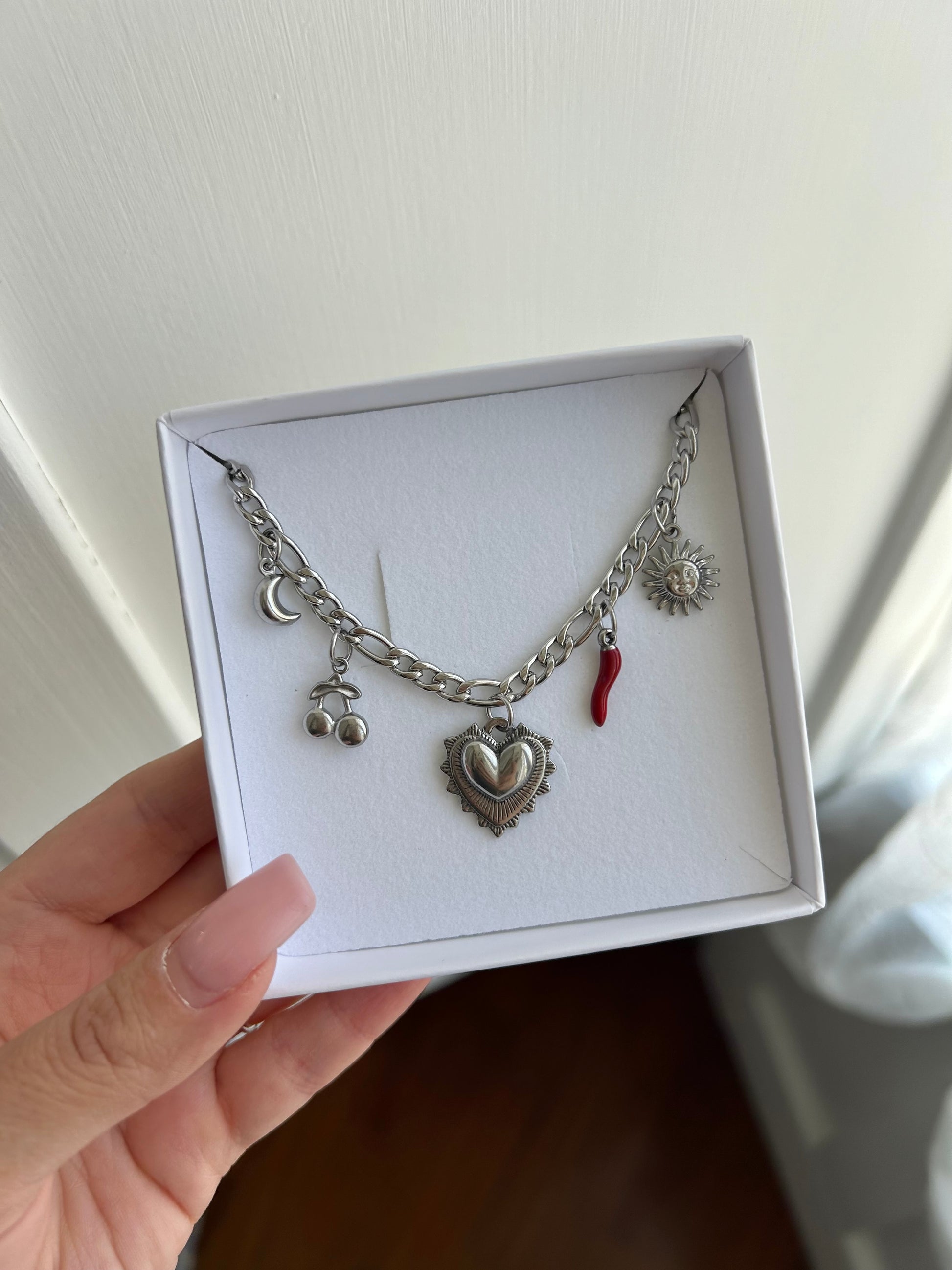 Collana 5 ciondoli