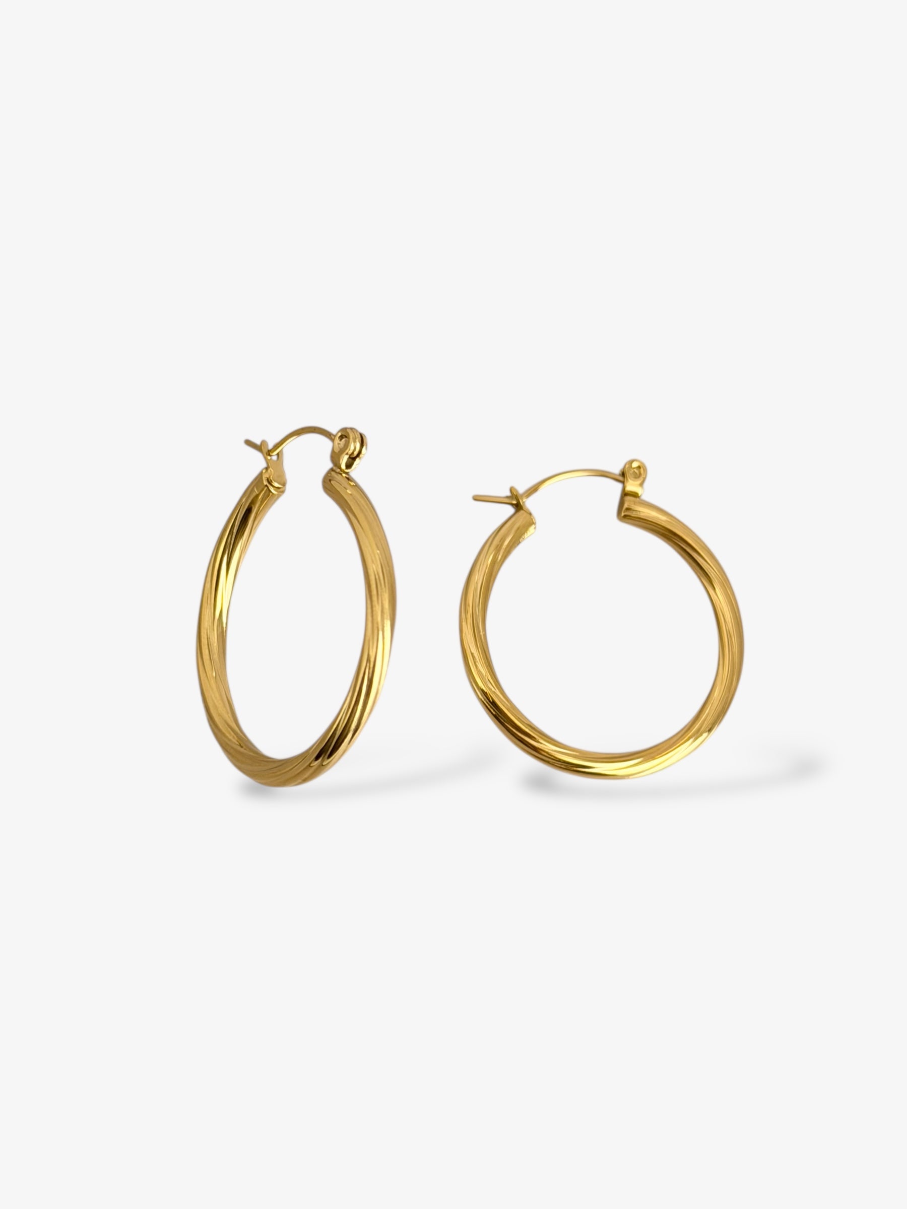 Orecchini Circle Snap gold