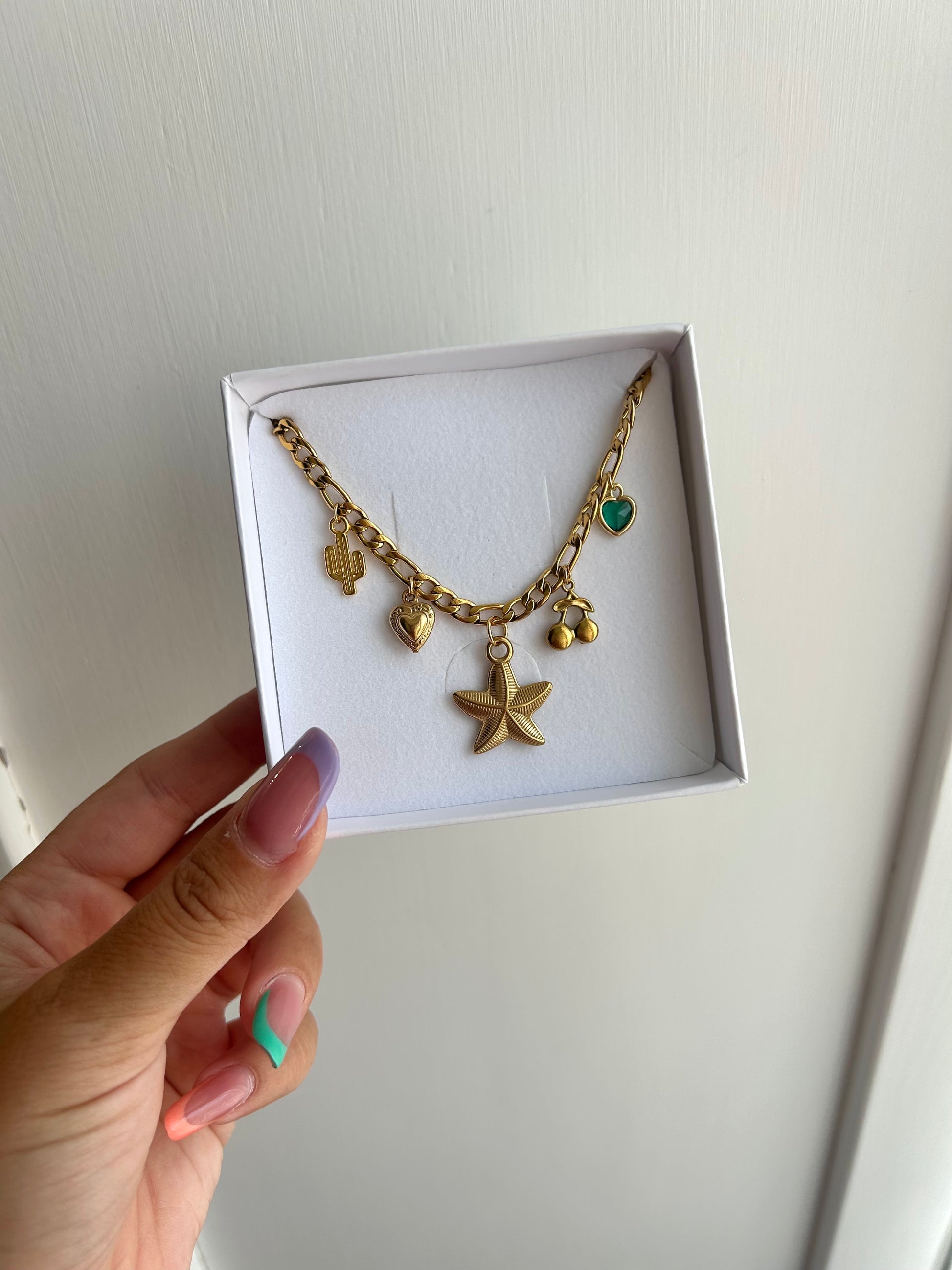 Collana 5 ciondoli
