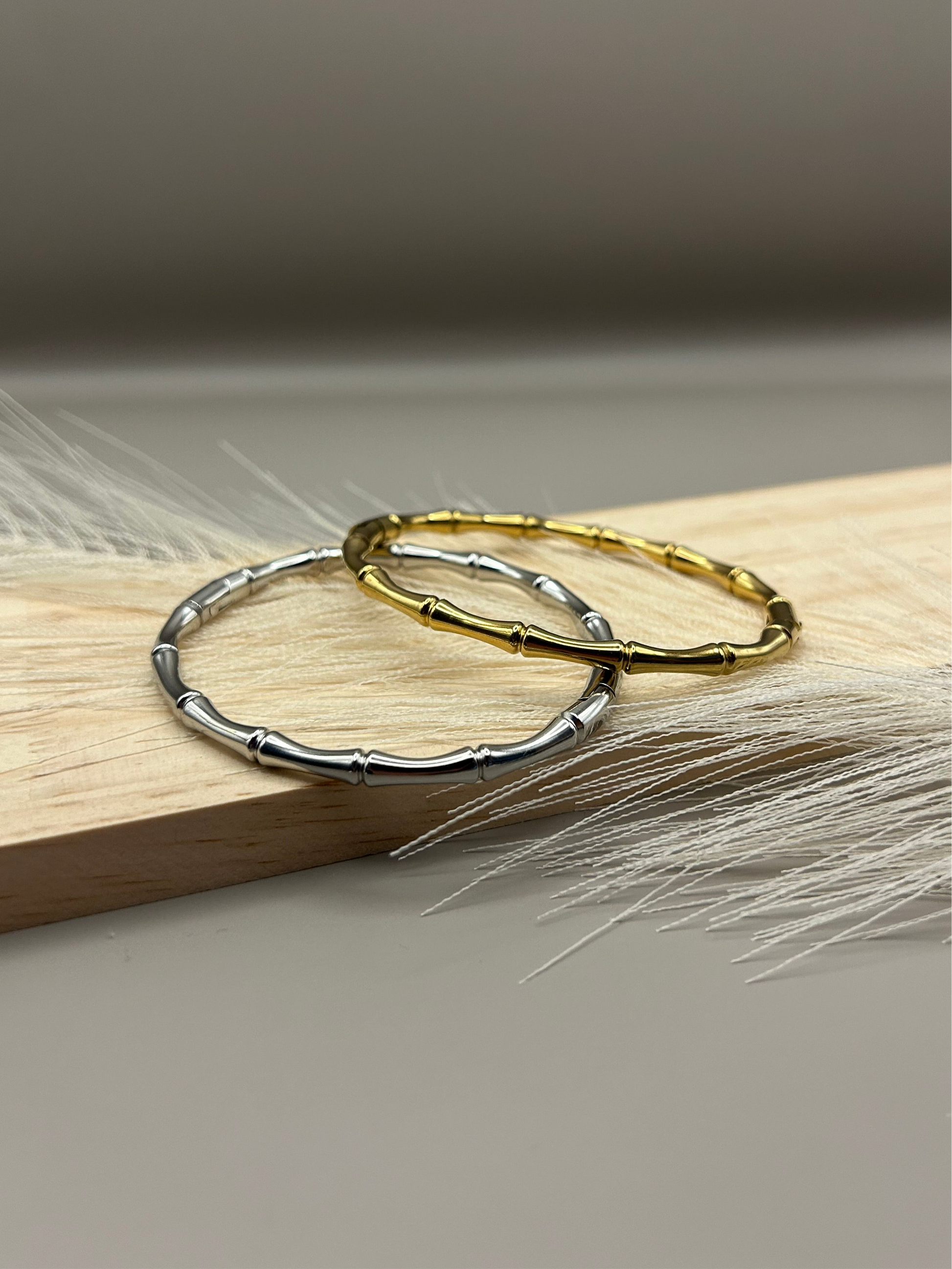 Bracciale Rigido Bambù