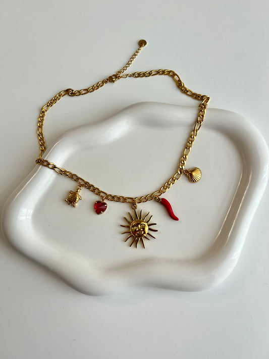 Collana 5 ciondoli