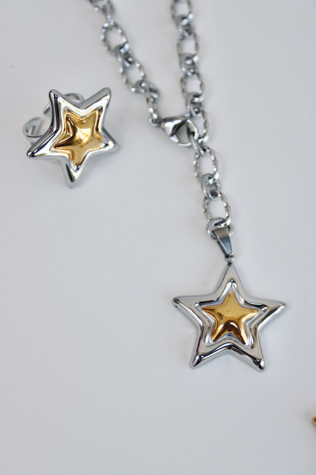 Combo Collana Anello Stellar