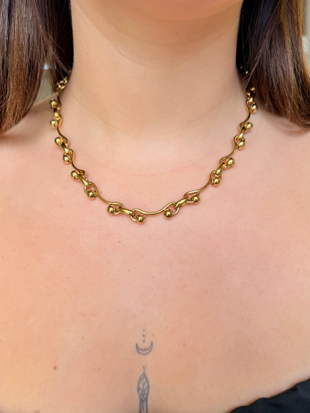 Collana ONDE DI LUCE gold