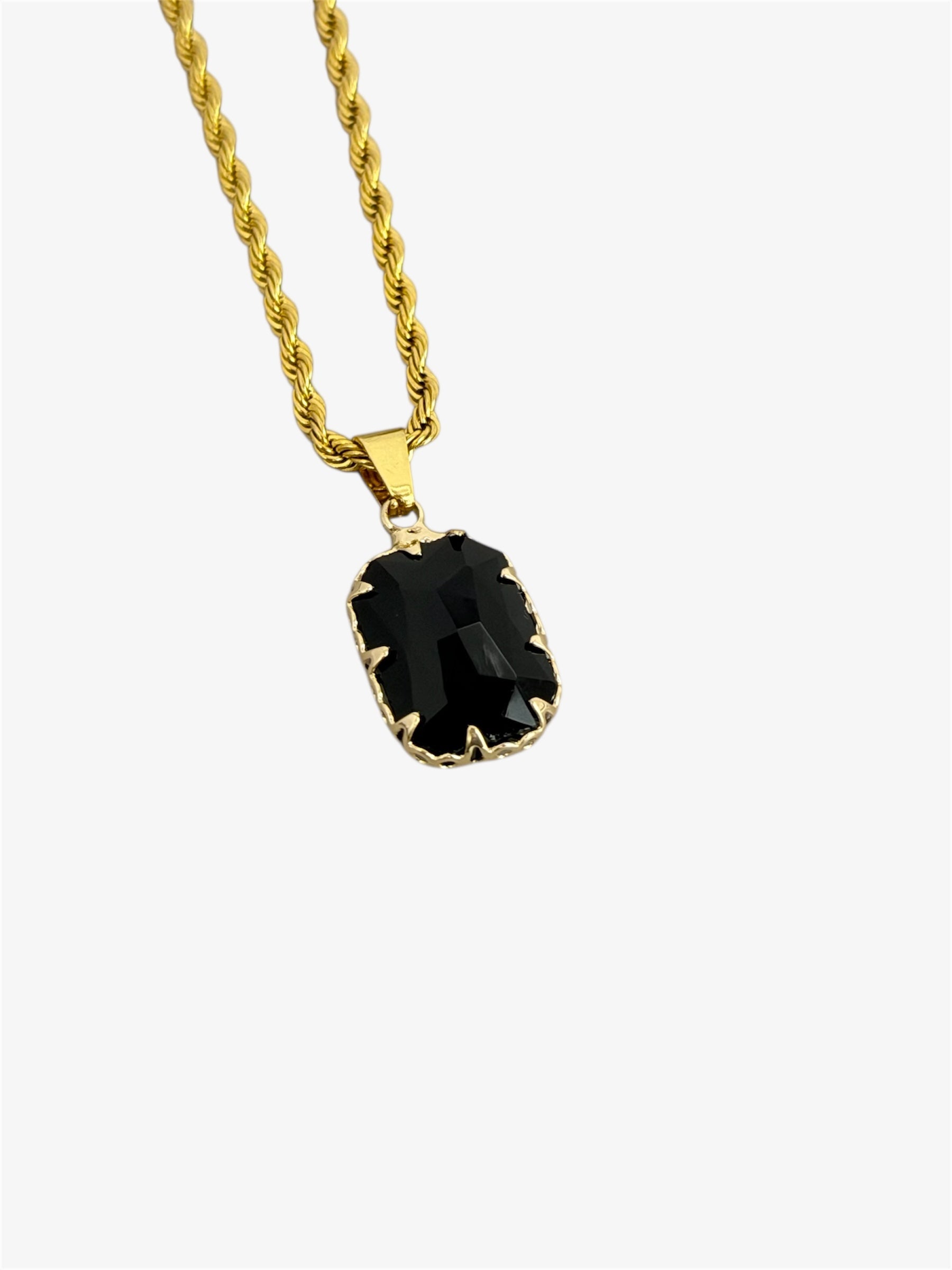 Collana MIDNIGHT BLOCK gold