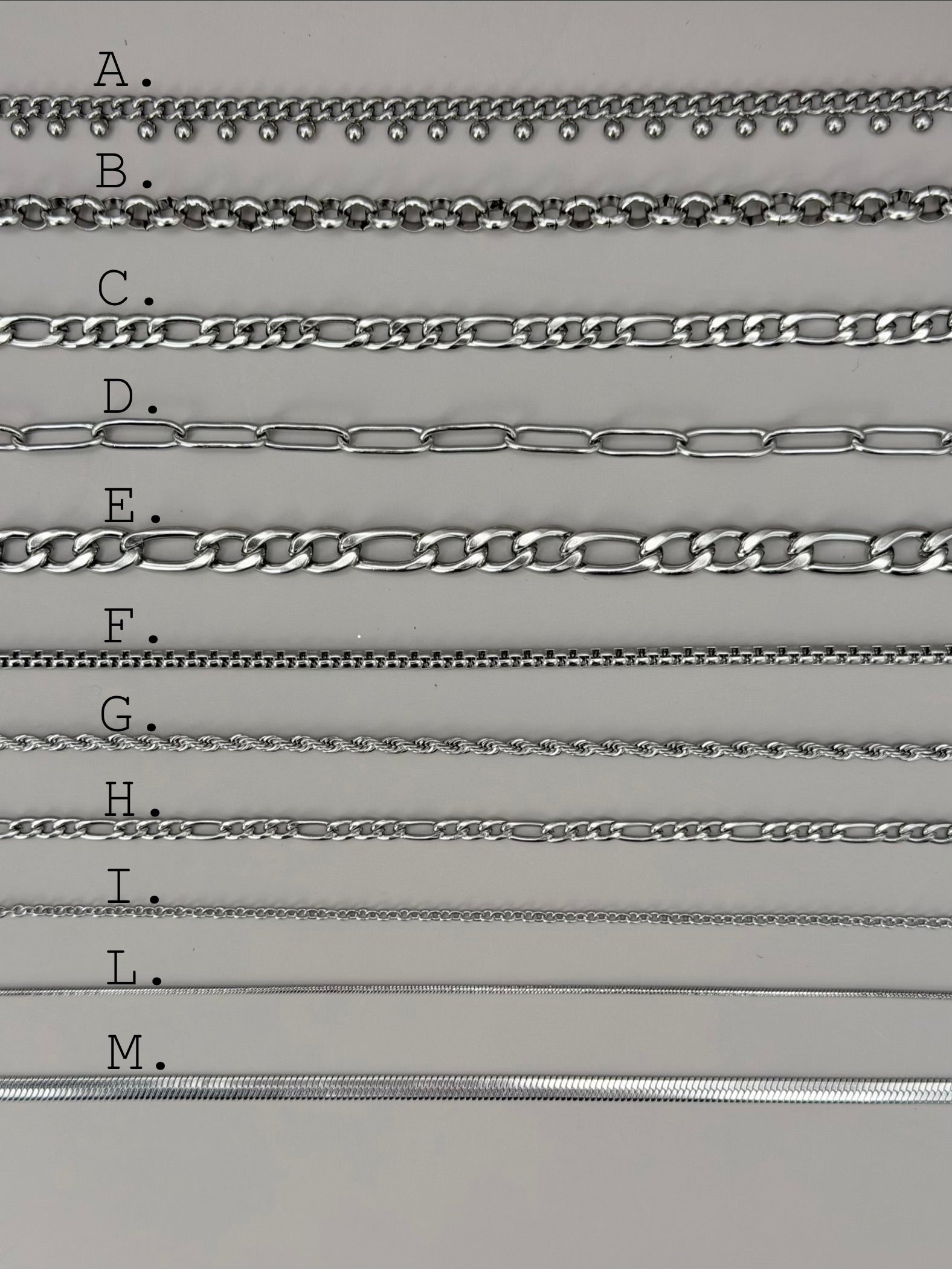 Crea tu propio collar de plata personalizado AQUÍ