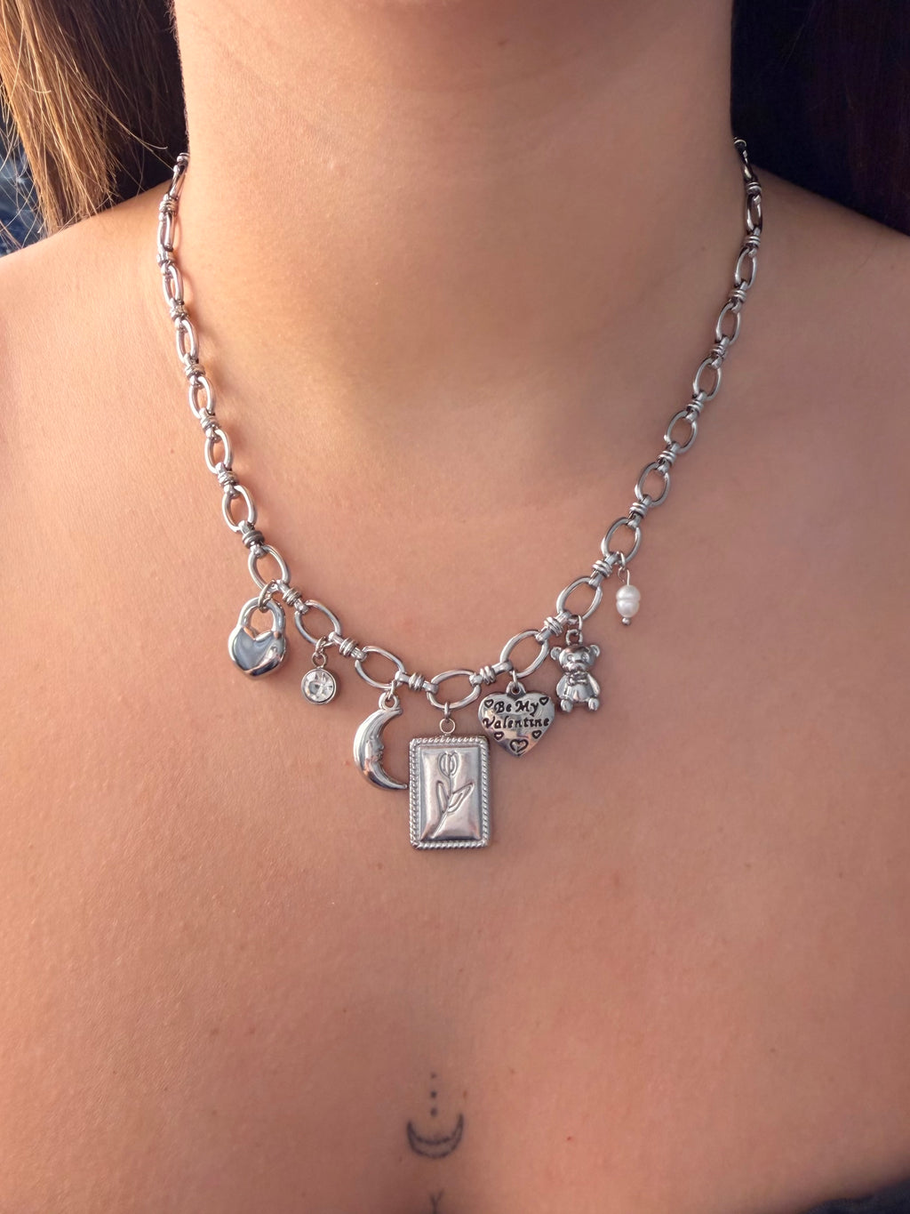 Collana Love U silver