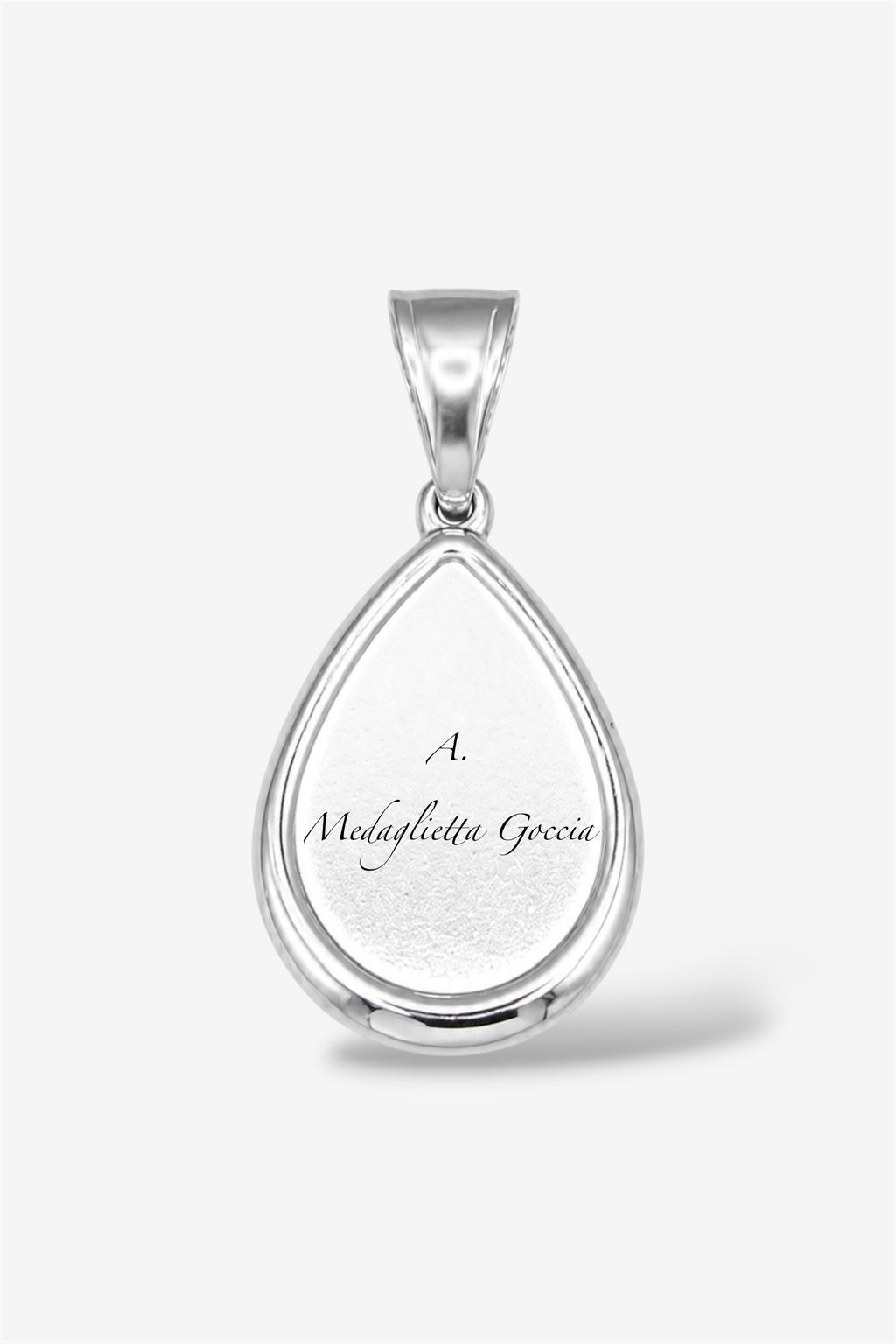 Collana con incisione silver