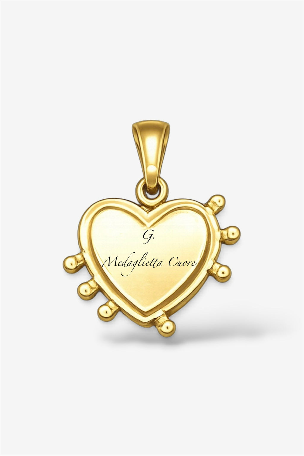 Collana con incisione gold