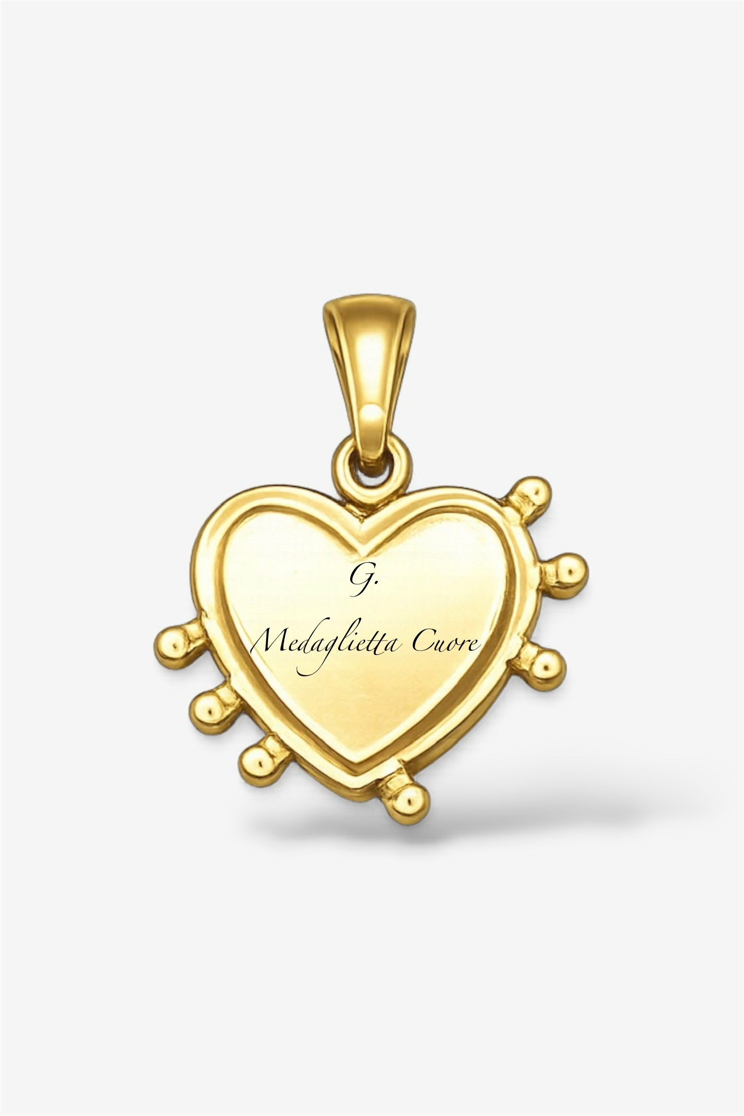 Collana con incisione gold