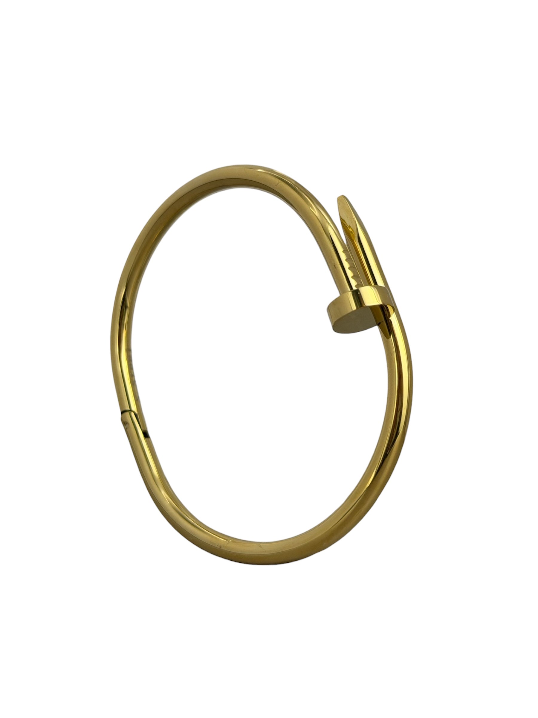Bracciale Rigido Chiodo gold