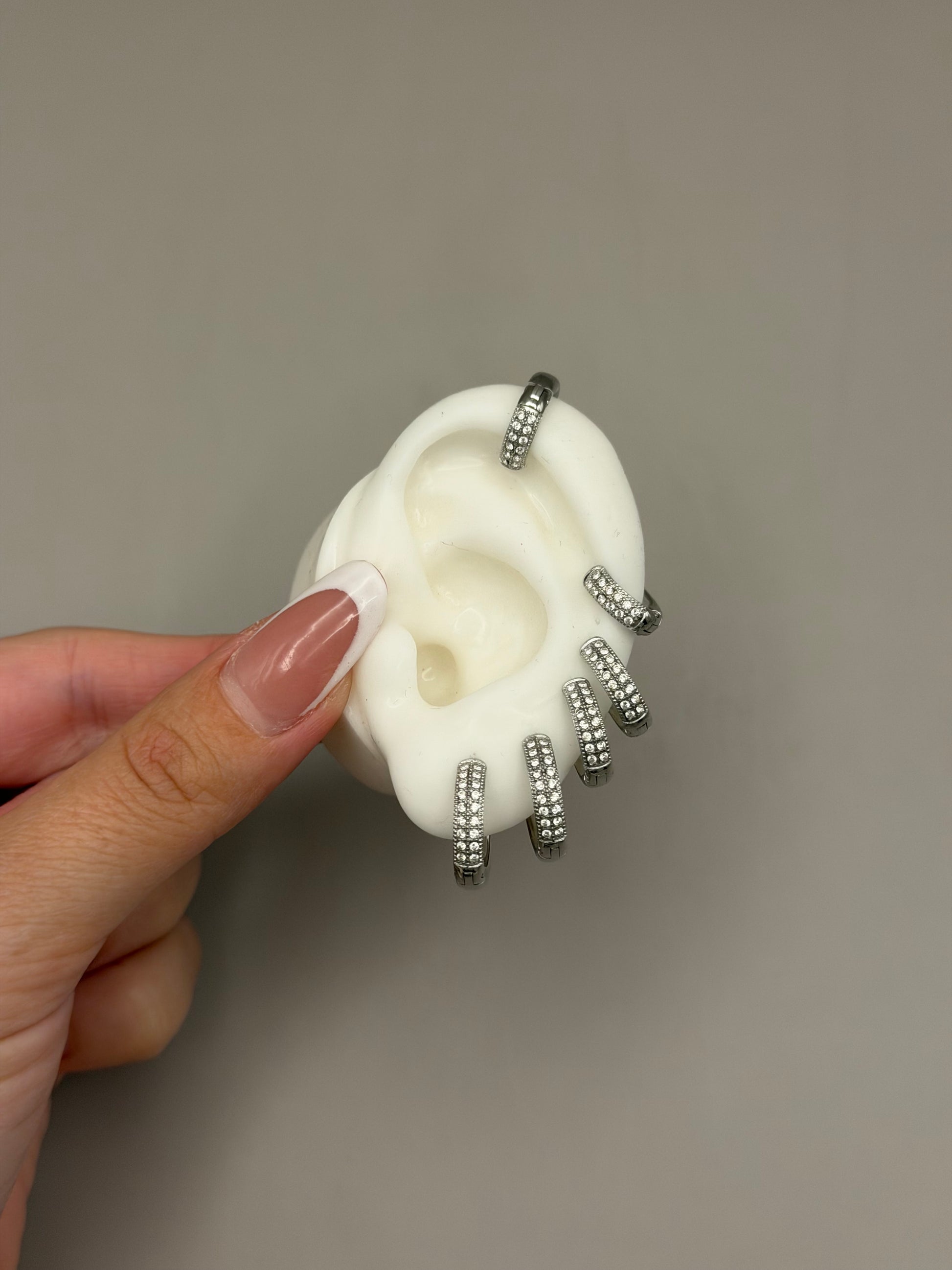 LSET 6 Orecchini LUX silver