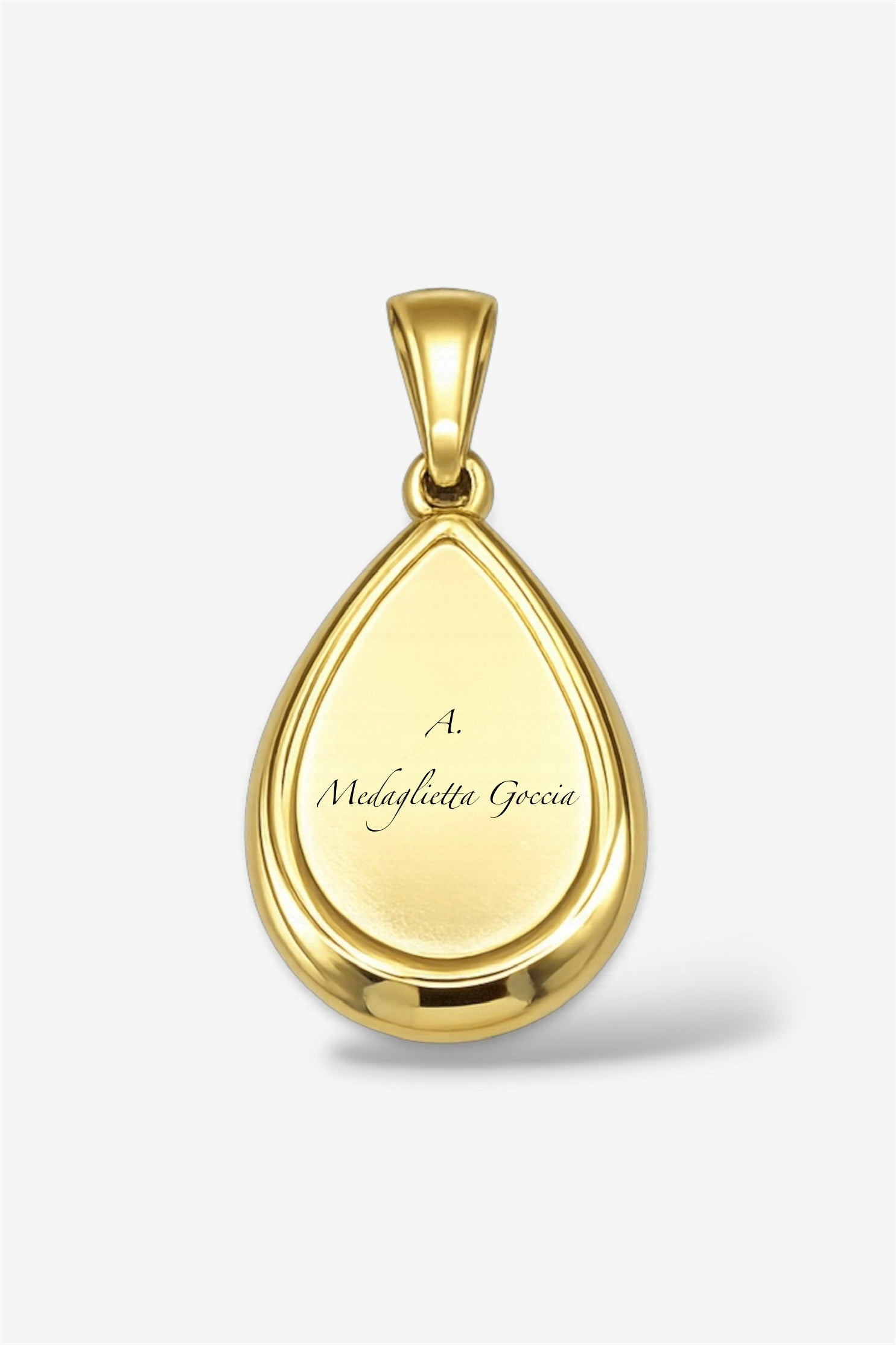 Collana con incisione gold