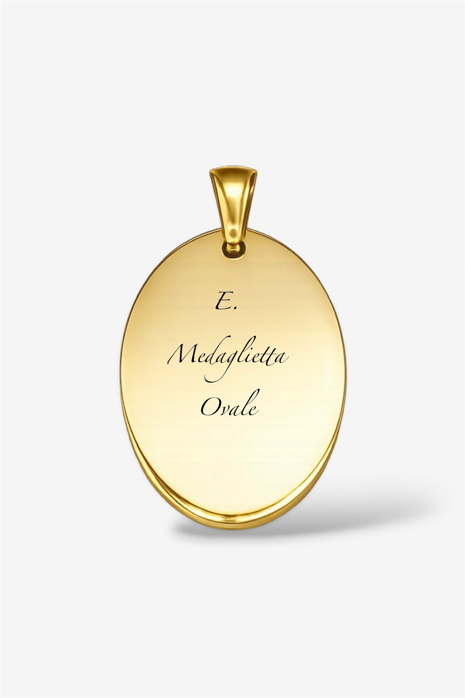 Collana con incisione gold