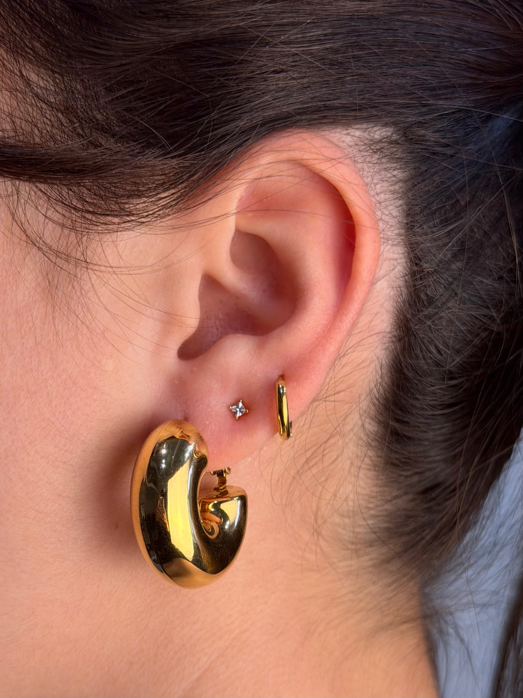 Orecchini Maxi Bold gold