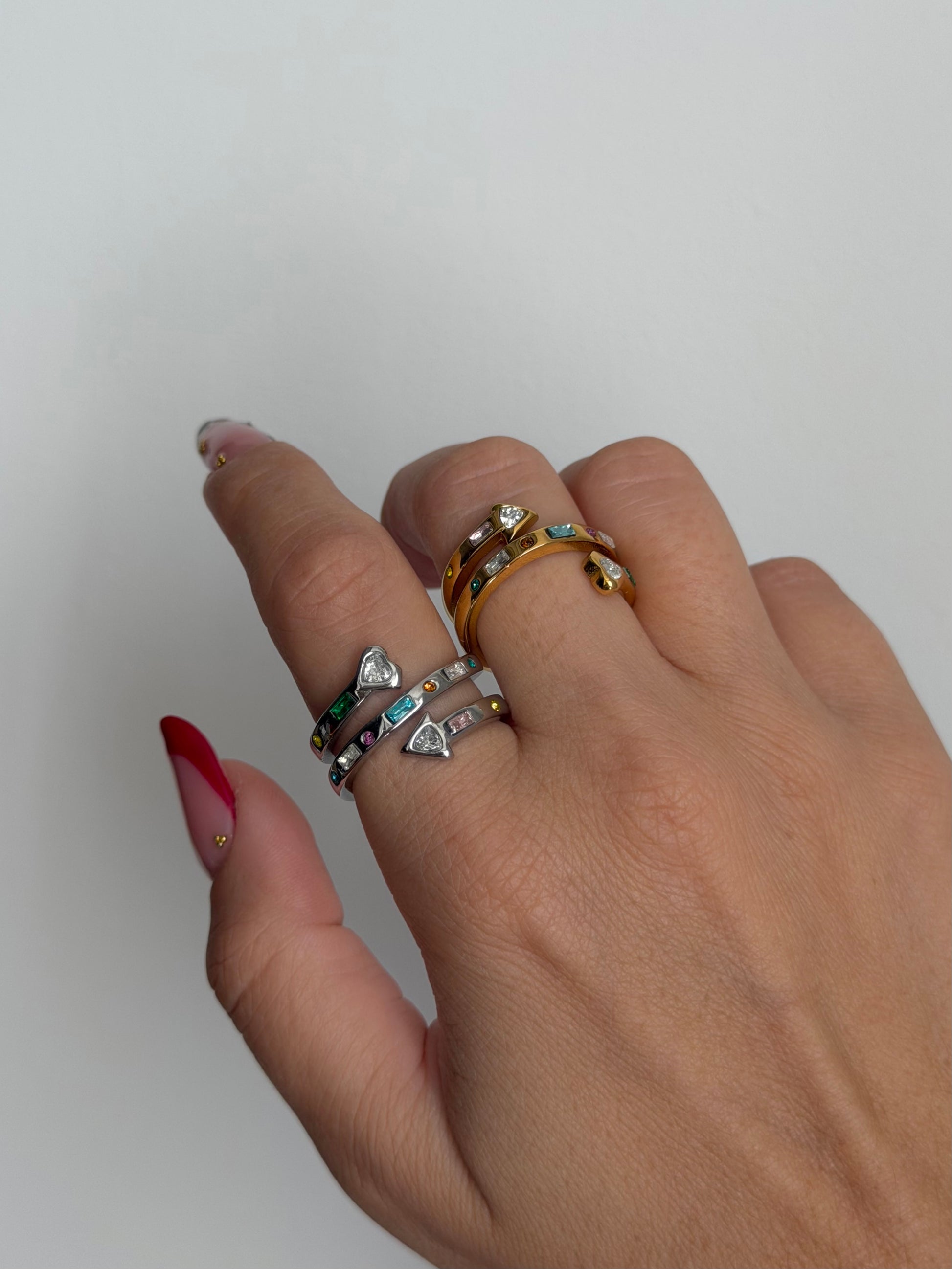 Anello Vortice Zirconato